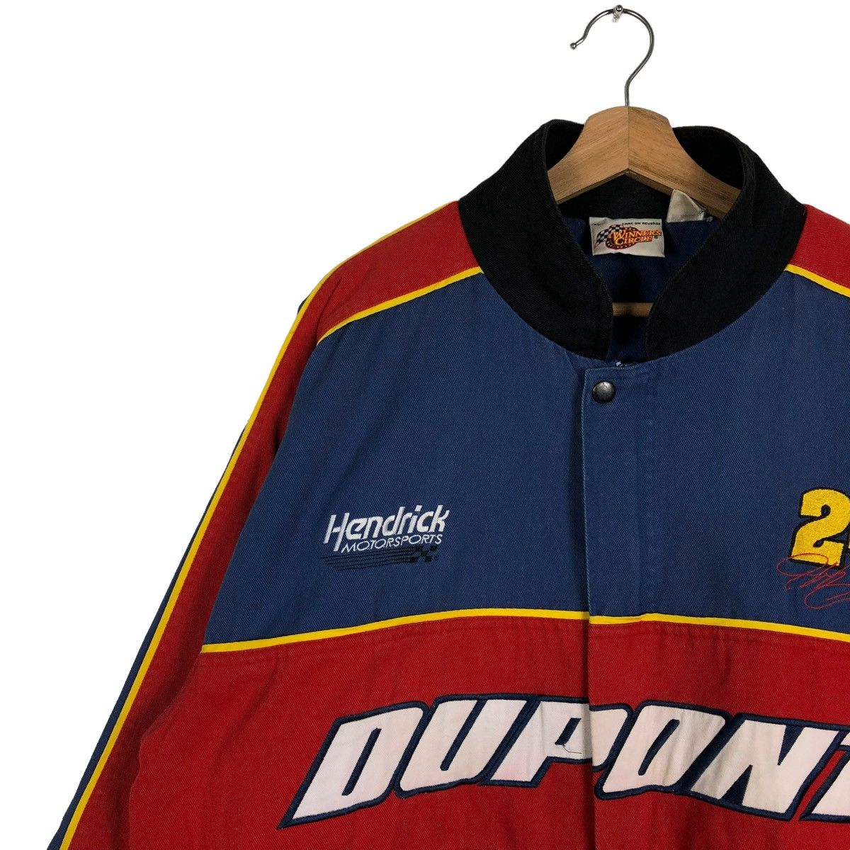 DuPont 🔥90’s Vintage Bomber Jacket Dupont Hendrick Motorsports Size US XL / EU 56 / 4 - 6 Thumbnail