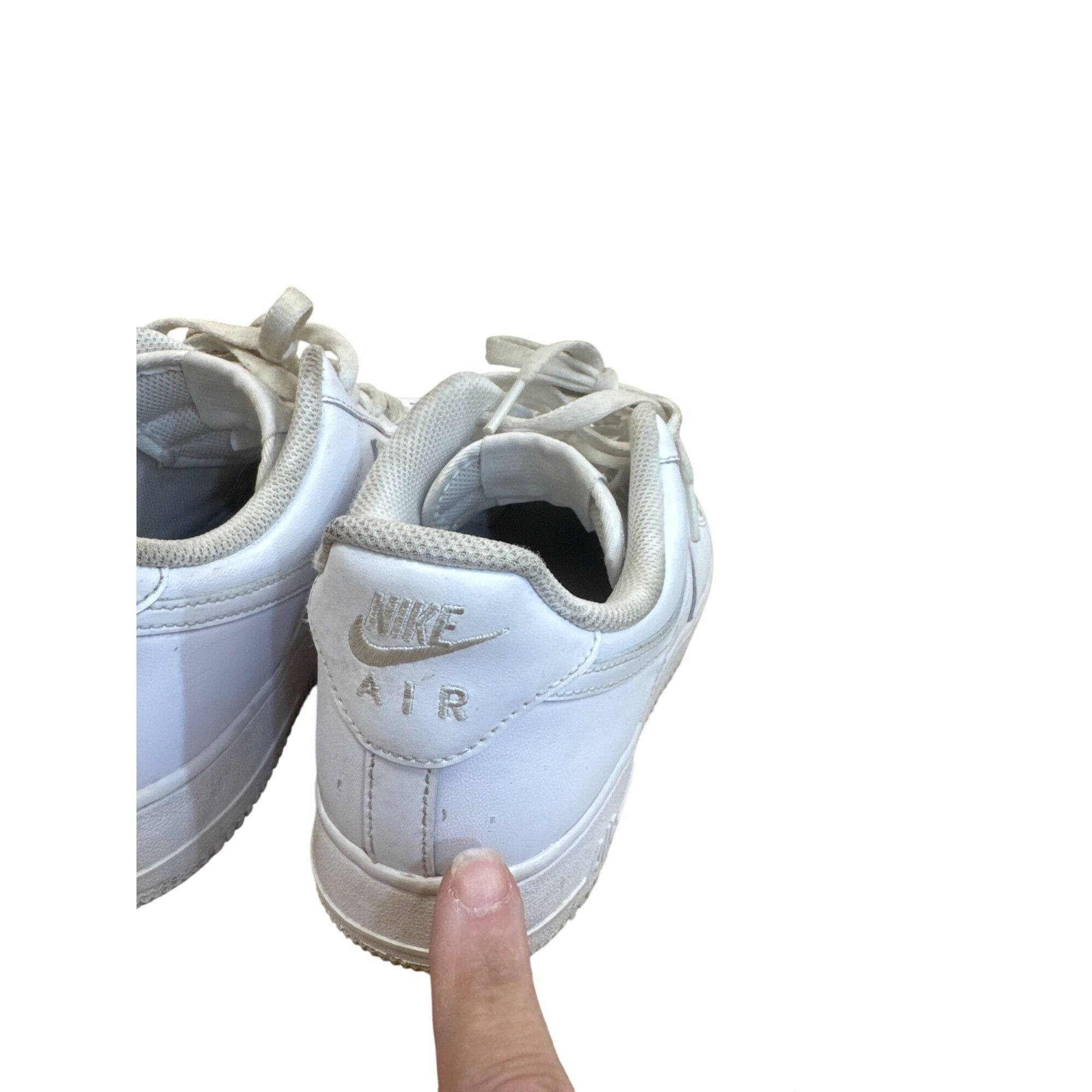 Nike Nike Air Force 1 Mens white leather Low-Top Sneakers shoes S Size US 9 / EU 42 - 7 Thumbnail