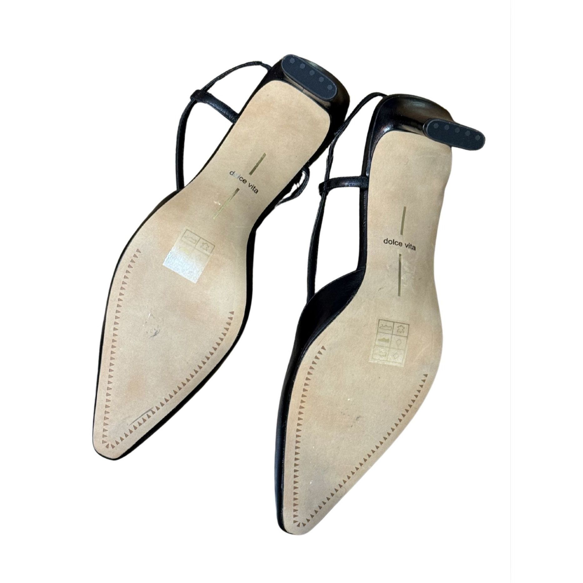 Dolce Vita DOLCE VITA Ginay Pointed Toe Slingback Blade Heel EUC $150 S Size US 11 / IT 41 - 4 Thumbnail