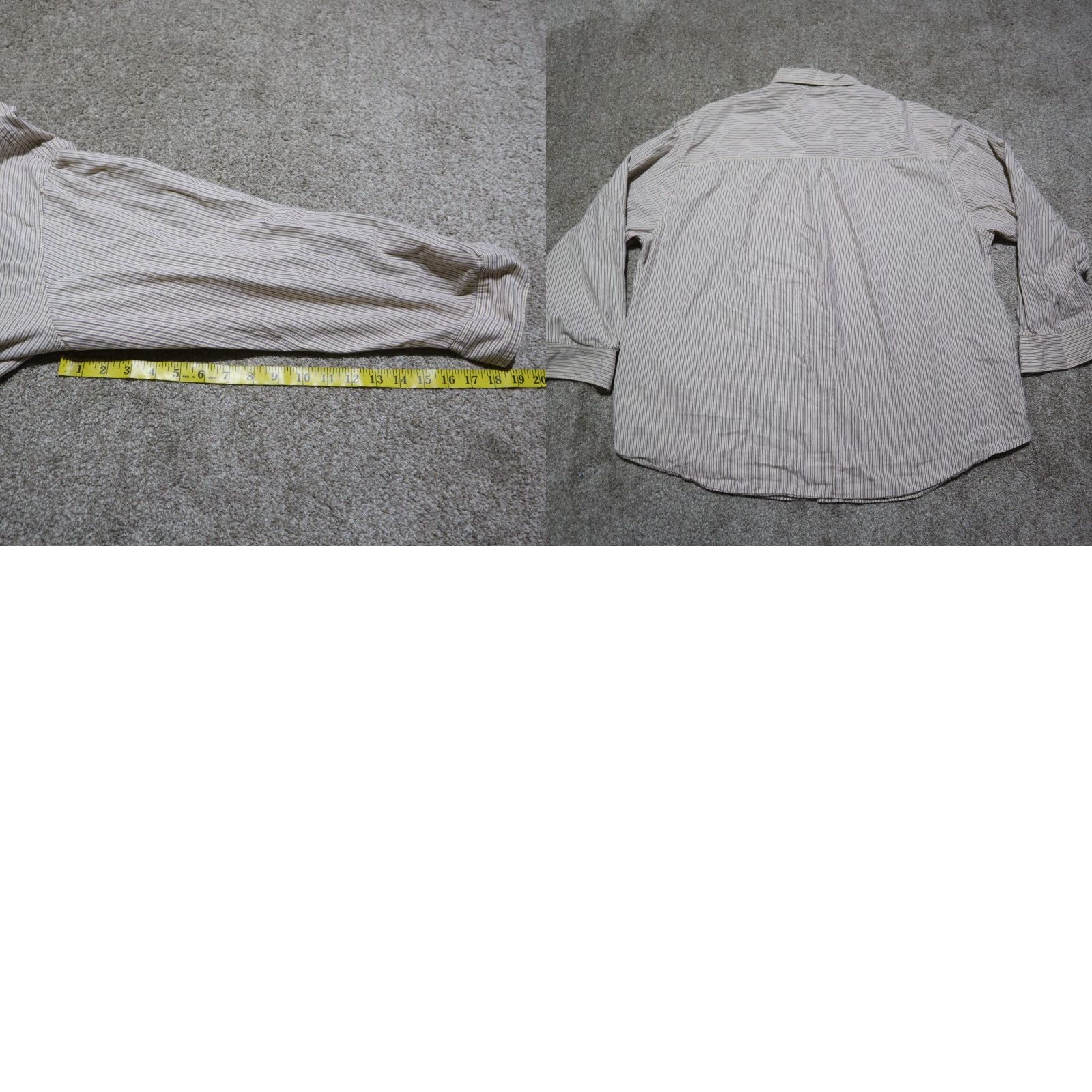 Levi's Levi's Brown Stripped Button-Up Shirt Long Sleeve Adult Mens 2X Cotton Flannel Plaid 50/52 Big & Tall Shirt Mens Brown 2X Size US XXL / EU 58 / 5 - 8 Thumbnail