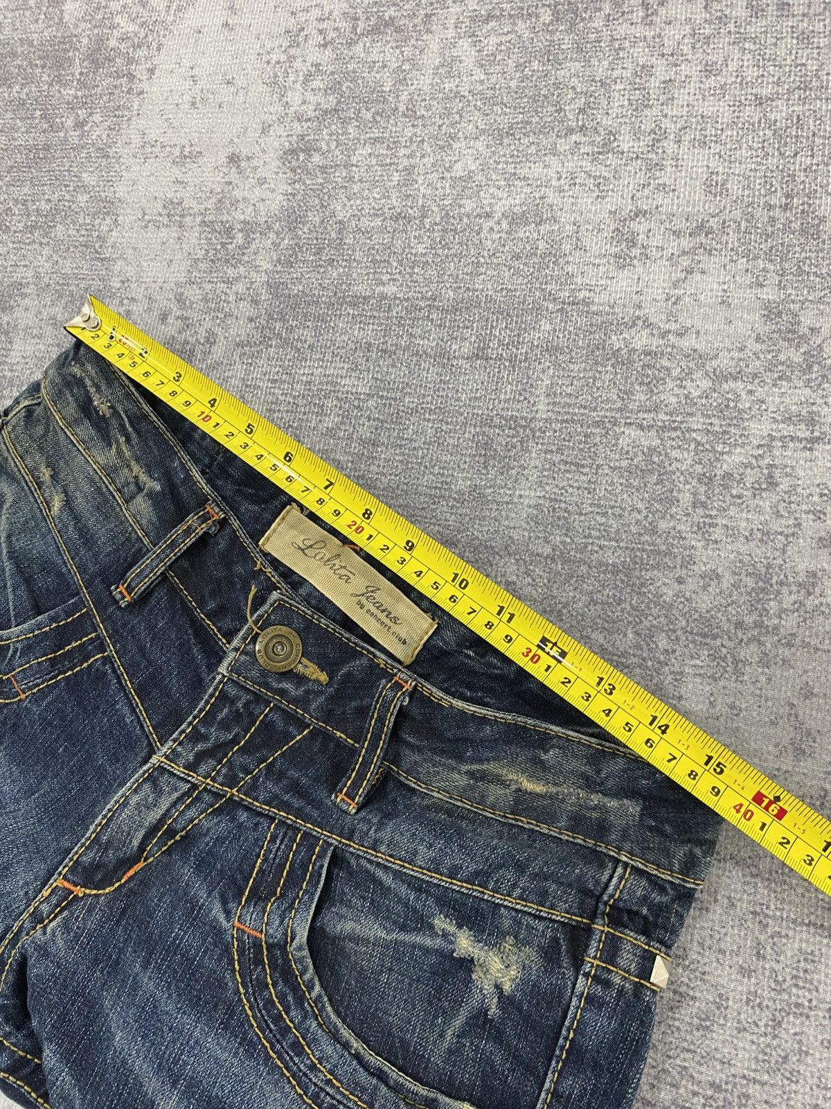 Japanese Brand y2k lolita jeans studded flared wash jeans Size US 30 / EU 46 - 12 Thumbnail