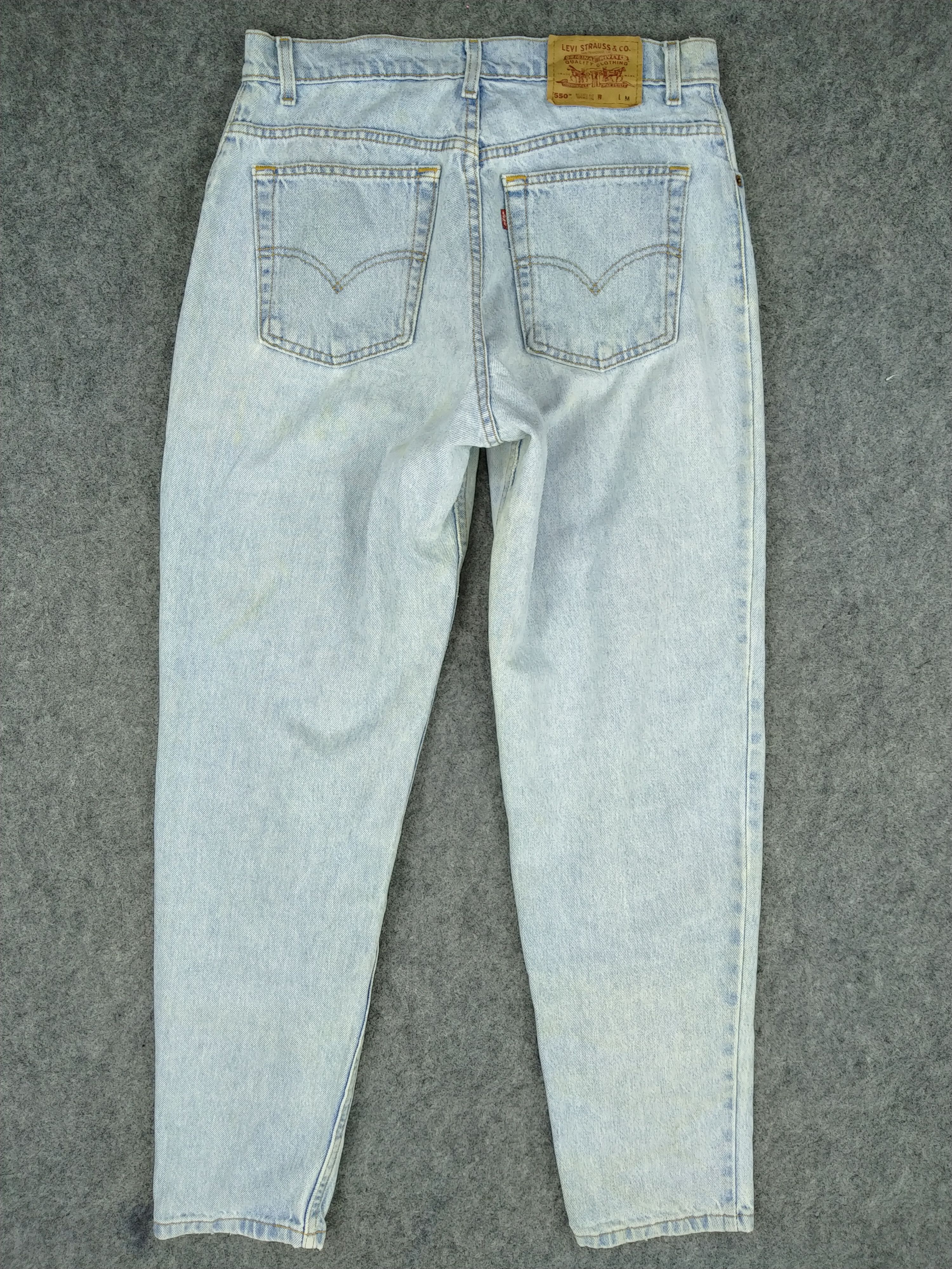 Levi's Light Wash Vintage Levi's 550 Denim 31 x 30.5 -JN552 Size US 31 - 2 Thumbnail
