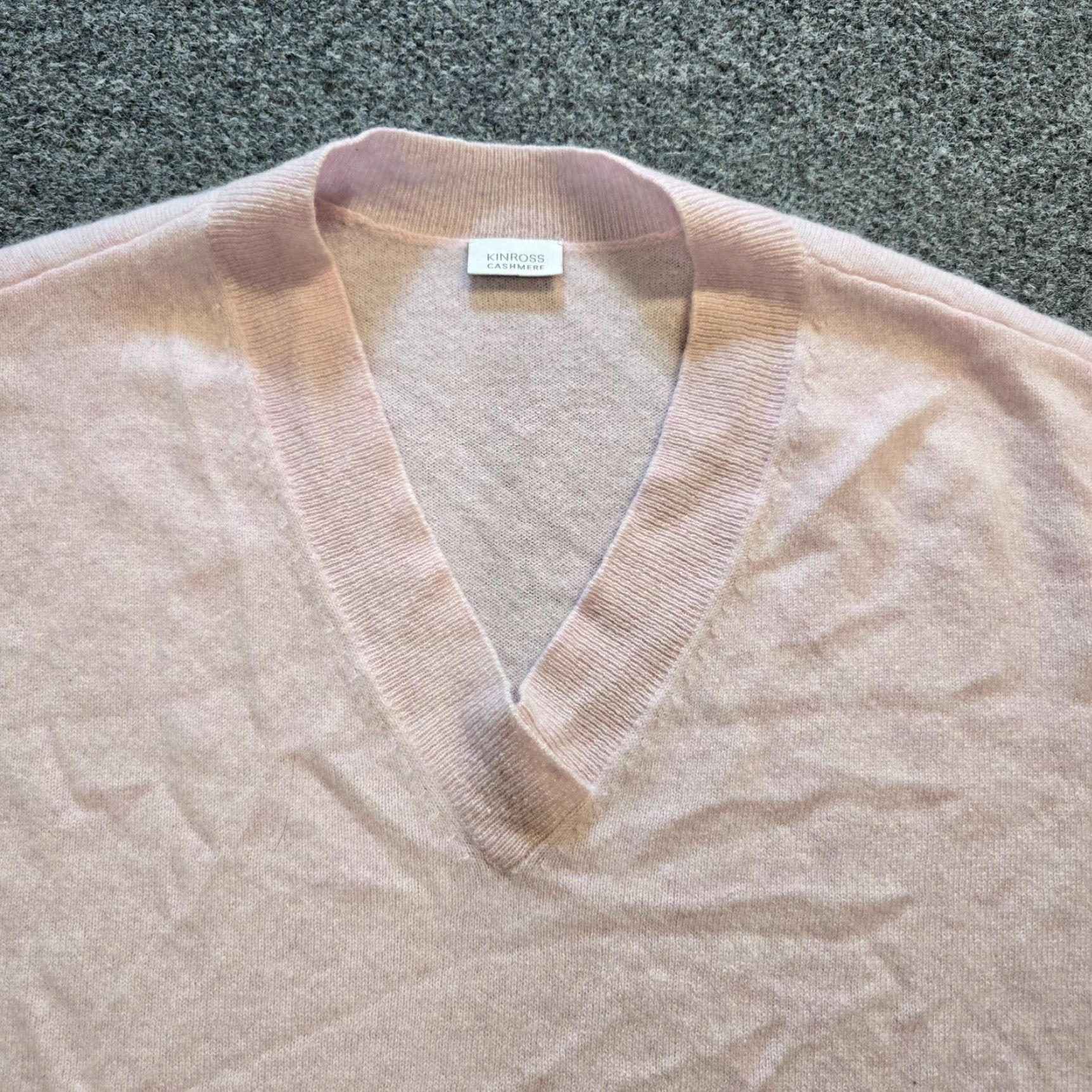 Pinko Kinross Sweater Womens One Size Pink Cashmere Colorblocked Poncho Knit Casual Size ONE SIZE - 2 Thumbnail