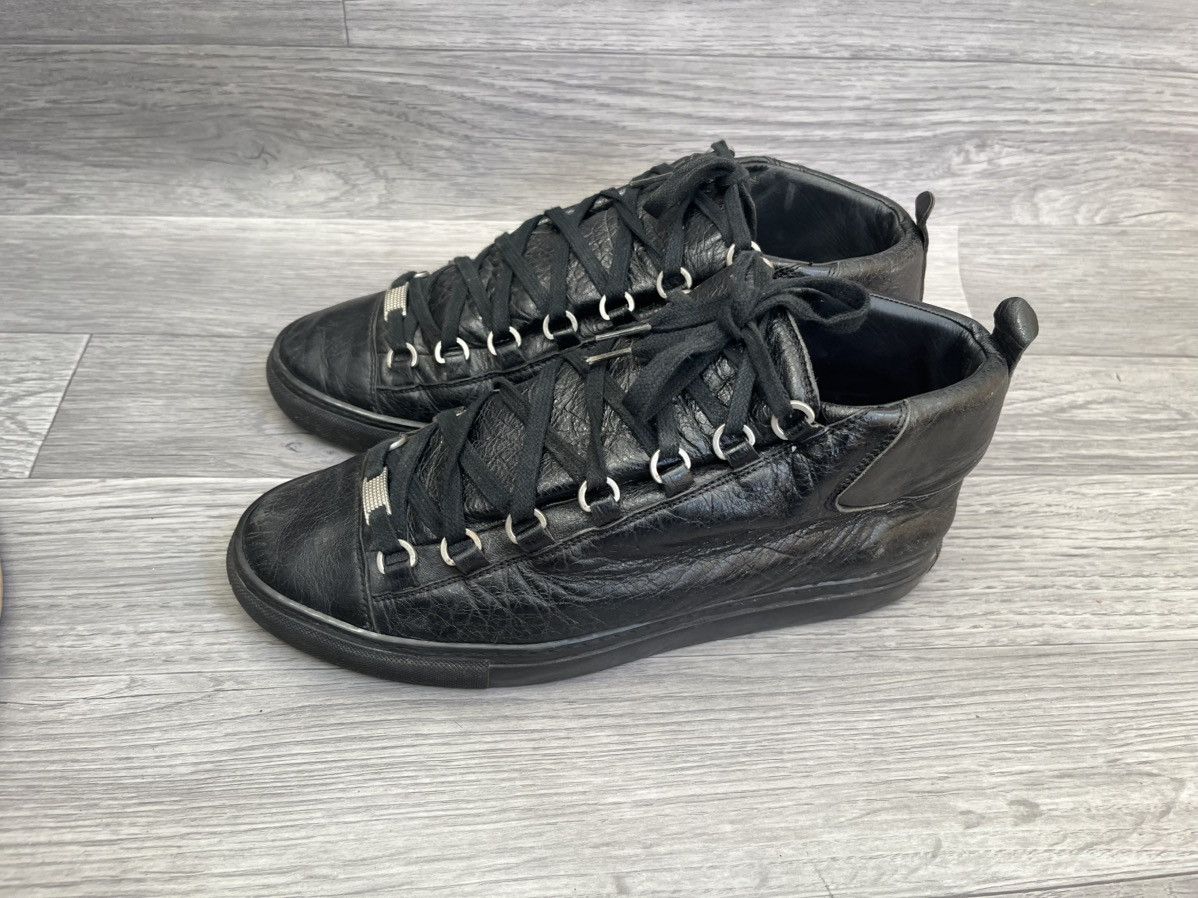 Balenciaga Balenciaga arena black hi-top sneakers sz 42 Size US 9 / EU 42 - 5 Thumbnail