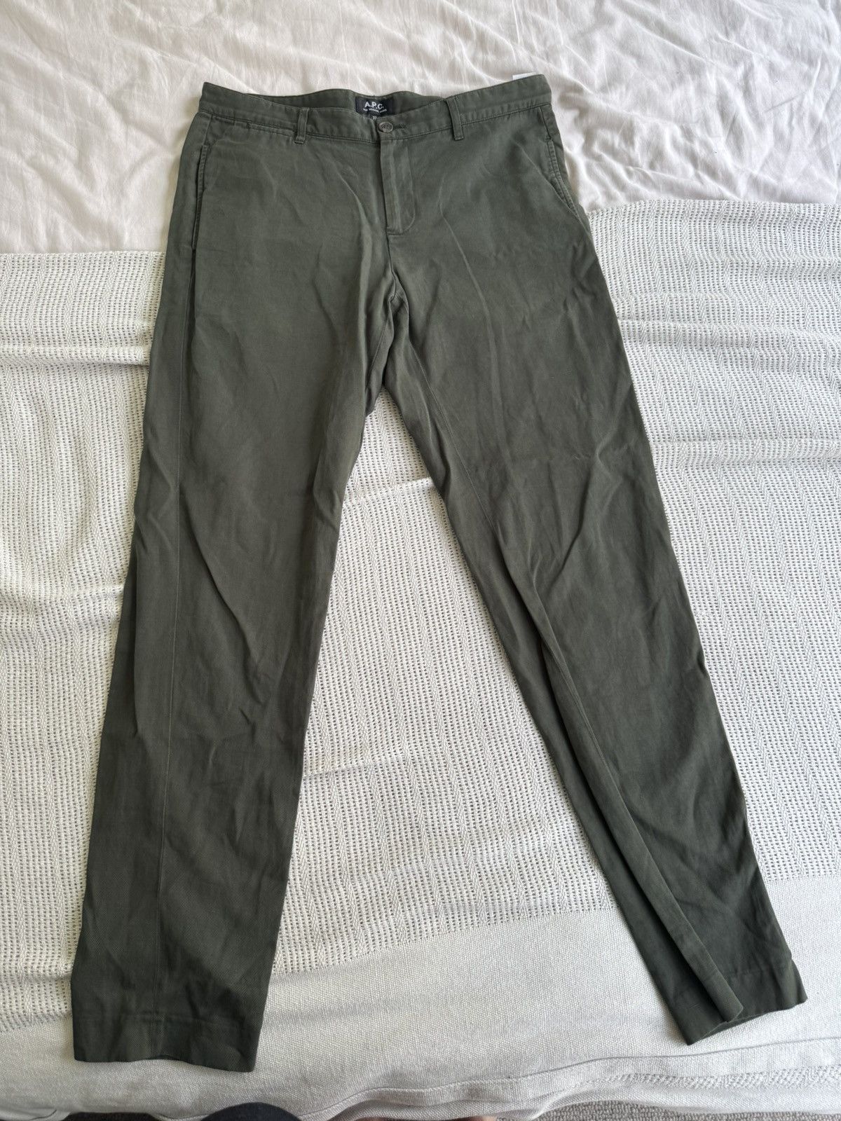 A.P.C. A.P.C Men’s Pants (32) (Green) Size US 32 / EU 48 - 1 Thumbnail