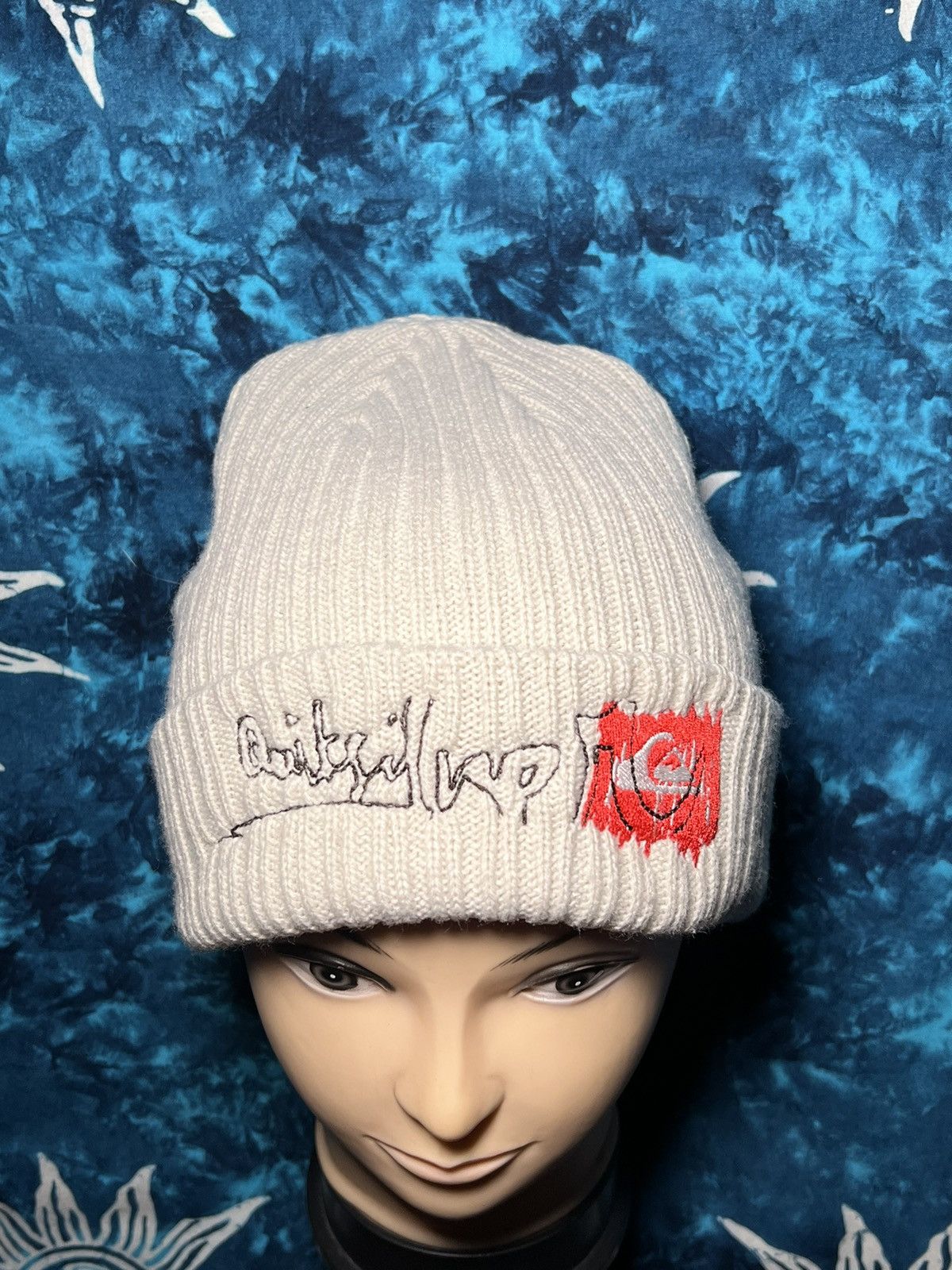 Quicksilver Vintage Cap Y2K Quiksilver White Hat Size ONE SIZE - 12 Thumbnail