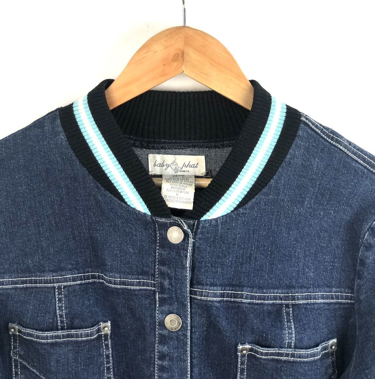 Designer × Vintage Vintage 2000s baby phat denim jacket authentic 2000s y2k M Size M / US 6-8 / IT 42-44 - 2 Thumbnail