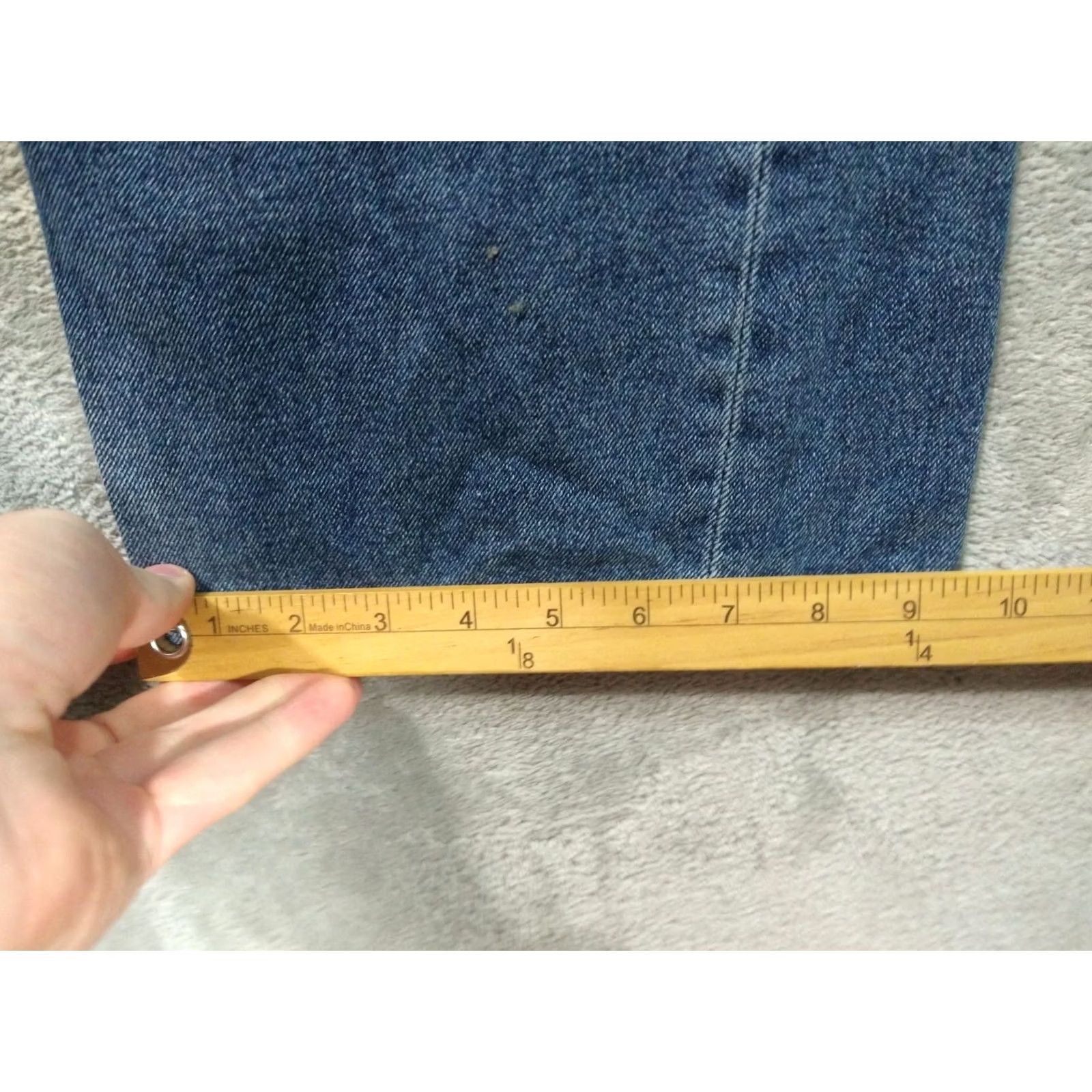 Levi's Levi's 559 Jeans Mens 40x32 Blue Denim Relaxed Straight Mid Wash Size US 40 / EU 56 - 6 Thumbnail