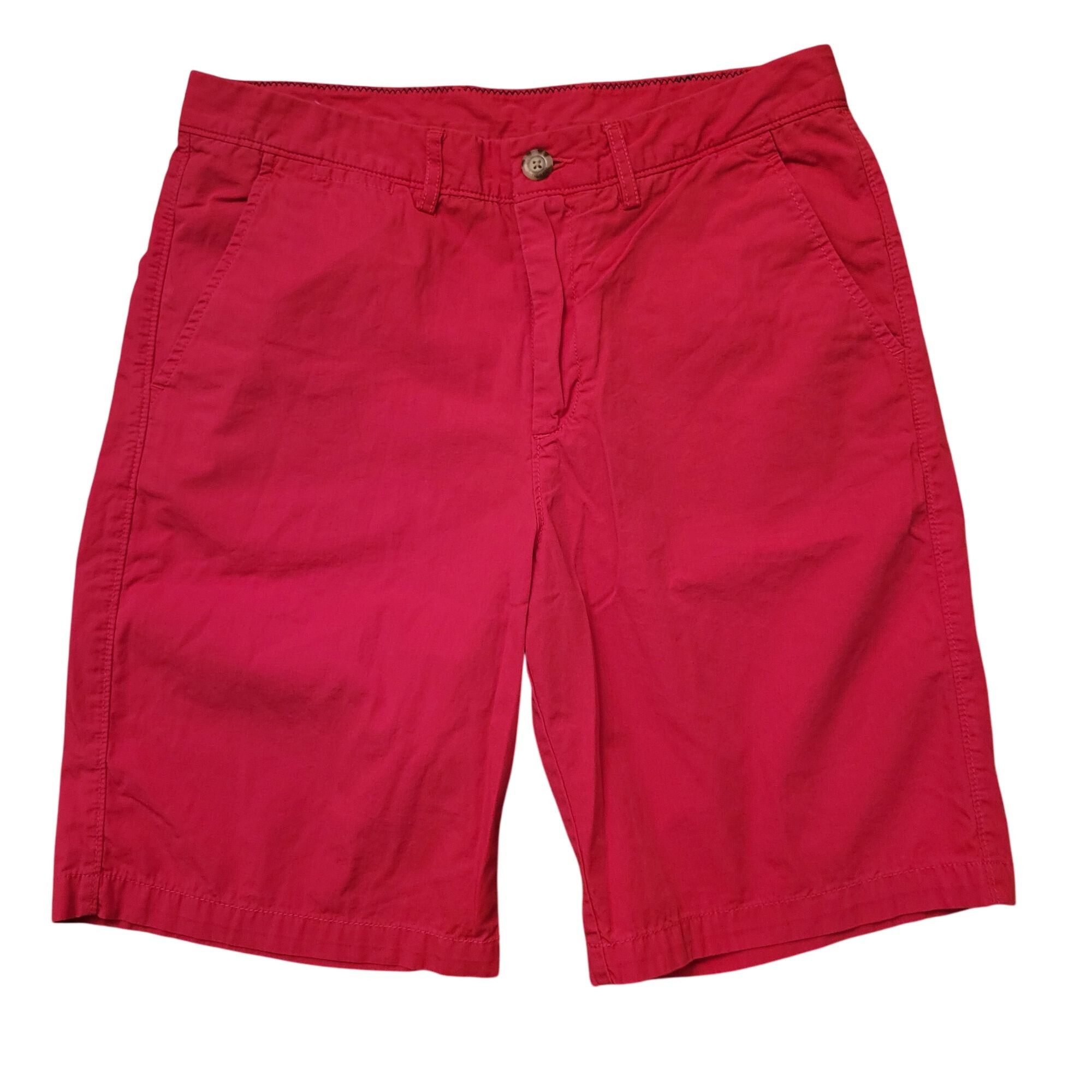 johnnie-O Johnnie O Hot Pink Cotton Casual Shorts 33 Summer Cruise Vac Size US 33 - 1 Thumbnail