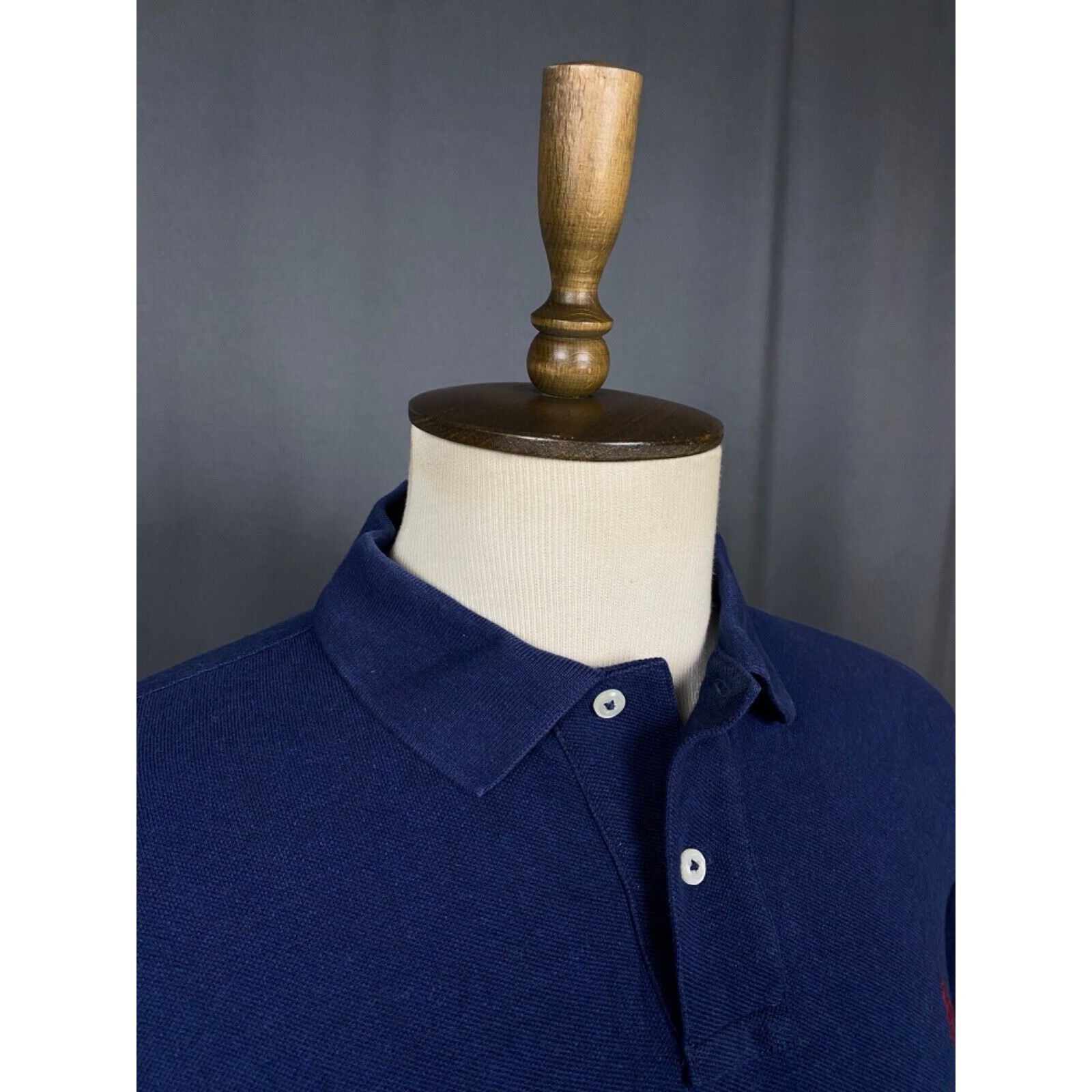 Polo Ralph Lauren Polo Ralph Lauren Men's Blue Collared Polo Longsleeve Sweate Size US XL / EU 56 / 4 - 6 Thumbnail