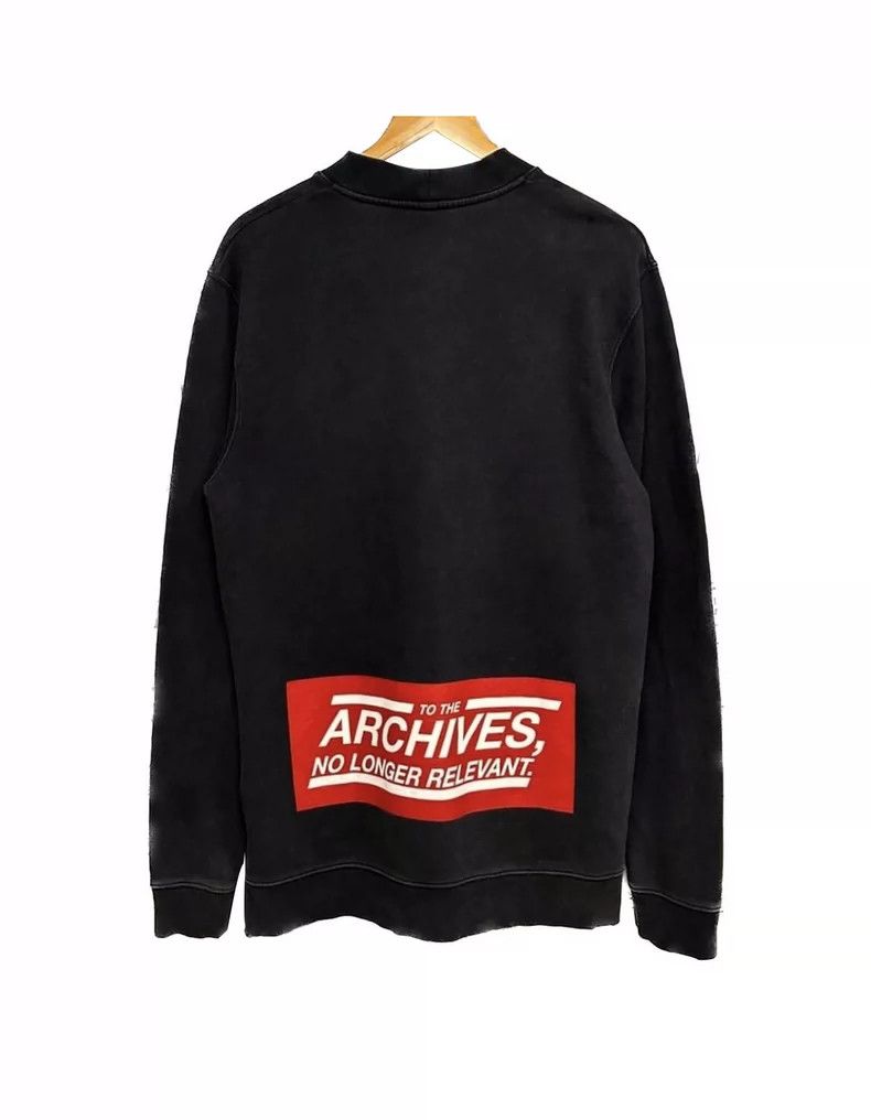 Raf Simons Raf Simons Archive Zip-Up Sweatshirt With Print- DMC Size US L / EU 52-54 / 3 - 1 Thumbnail