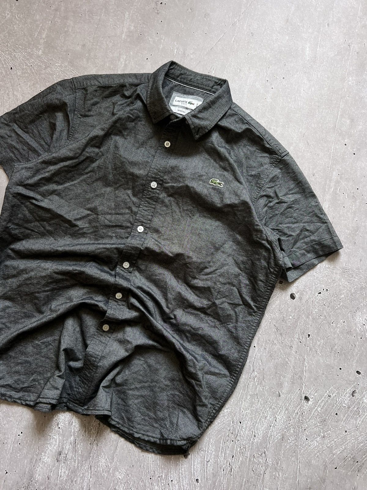 Lacoste Very Rare Short Sleeve Shirt From Lacoste Vintage Size L Y2K Size US L / EU 52-54 / 3 - 2 Thumbnail