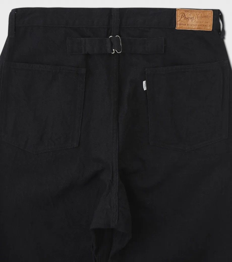 PHIGVEL MAKERS & Co. Phigvel Classic Wide Selvedge Denim Jeans - Black 30x28 Size US 30 / EU 46 - 6 Thumbnail