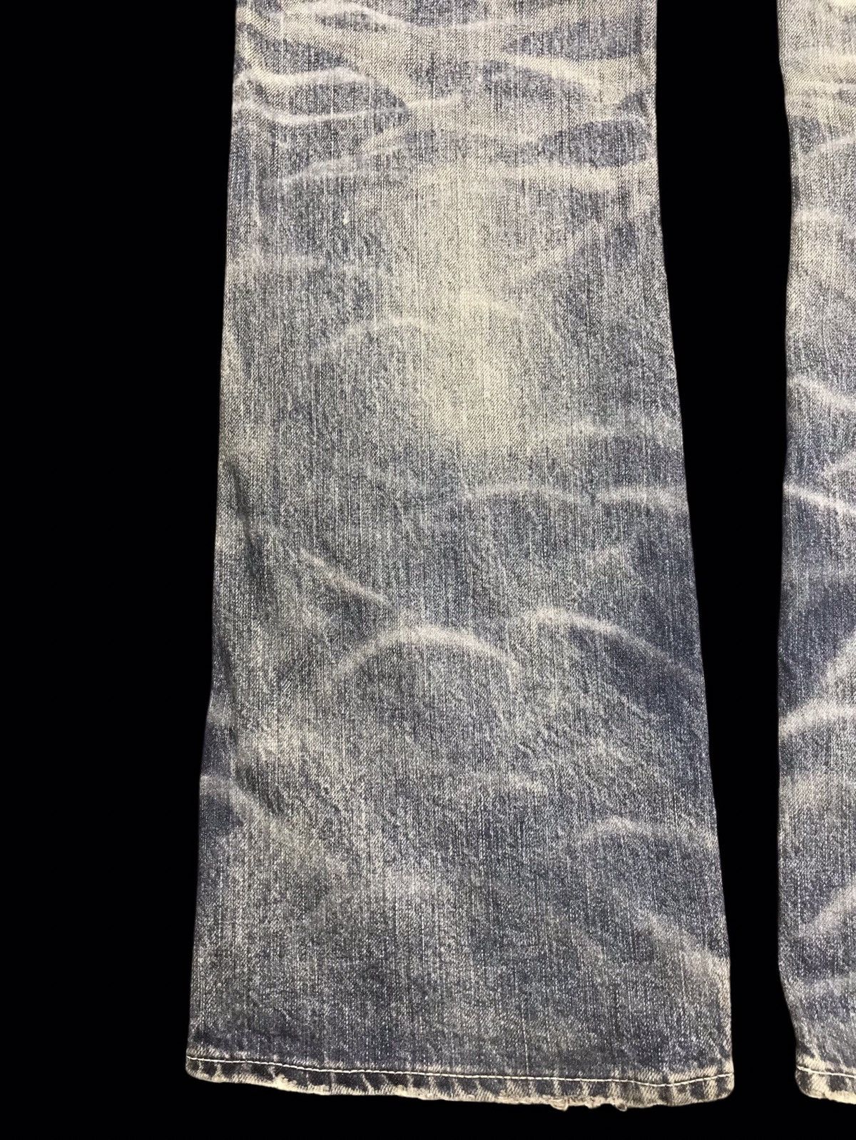 Japanese Brand 💥FLARE💥VINTAGE BLUE WAY SICK FADES FLARE DENIM F315 Size US 35 - 16 Thumbnail