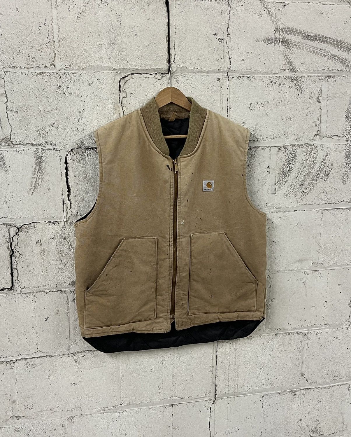 Carhartt Carhartt vest faded and thrashed workwear hype streetwear Size US L / EU 52-54 / 3 - 1 Thumbnail