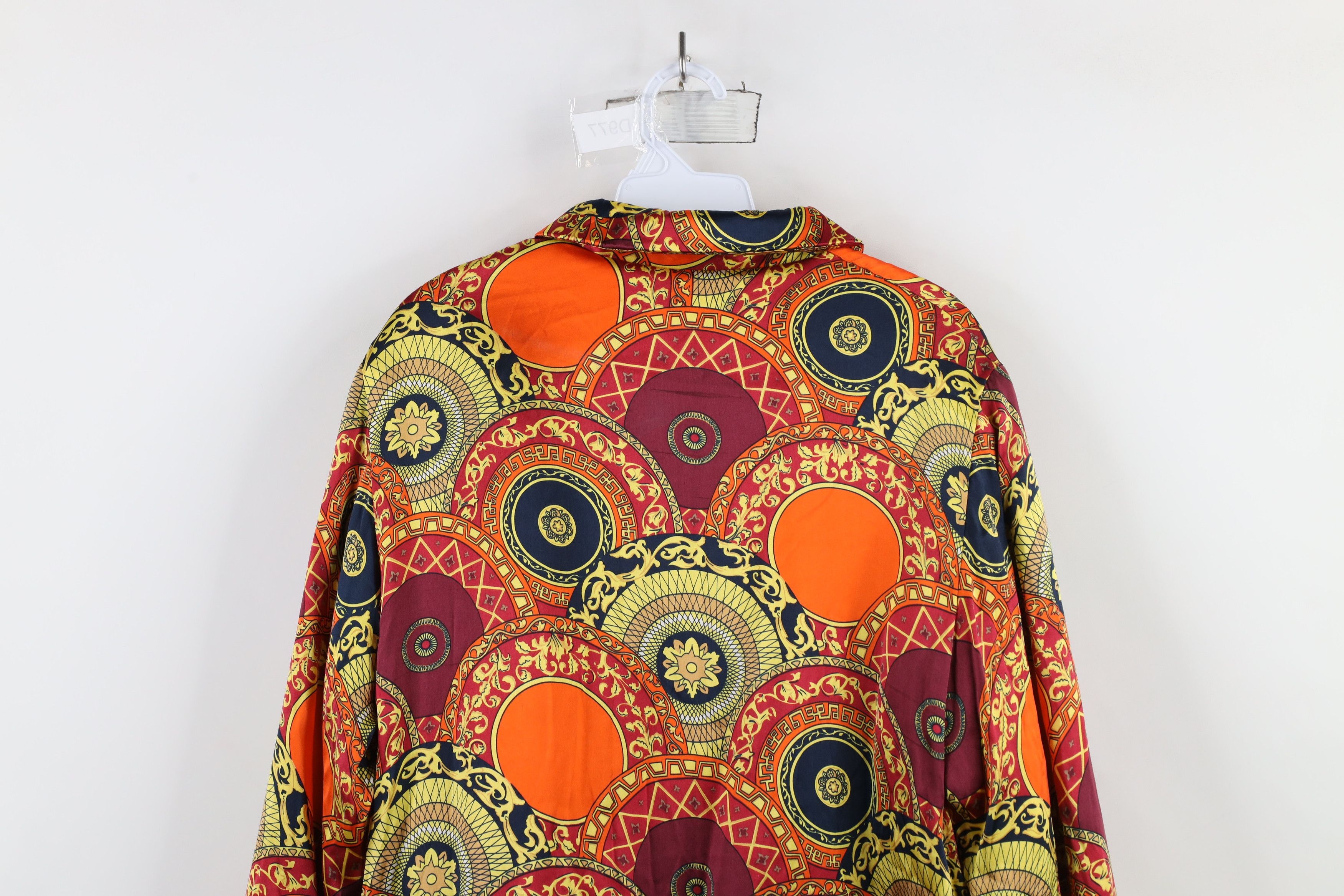 Vintage Deadstock Vintage 90s Streetwear Geometric Zip Bomber Jacket Size L / US 10 / IT 46 - 12 Thumbnail