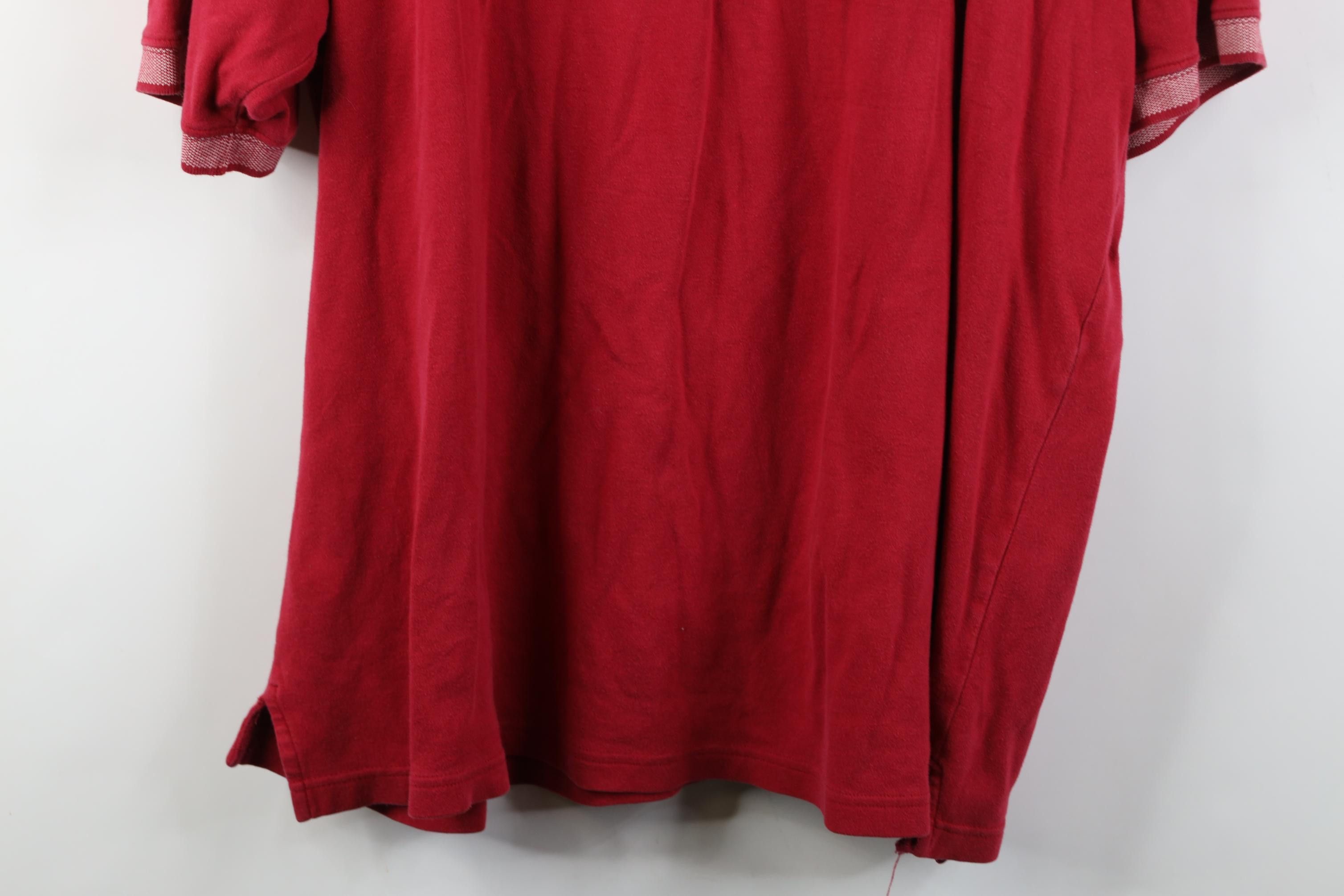 Vintage Vintage 90s Looney Tunes Wile E Coyote Golf Polo Shirt Red Size US XXL / EU 58 / 5 - 15 Thumbnail