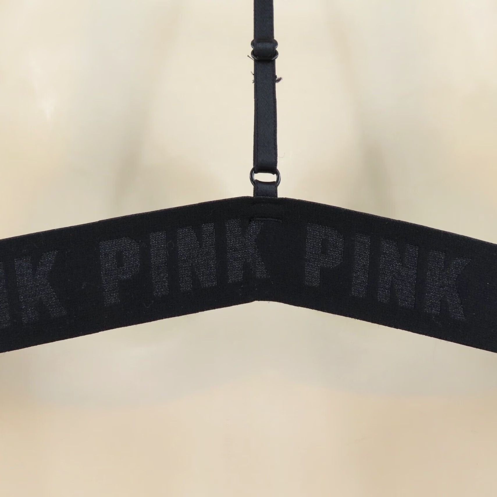 Victoria's Secret PINK Victoria's Secret Womens Small Lace Bralette Black Floral V Neck Bra S Bralette Womens Size ONE SIZE - 6 Thumbnail