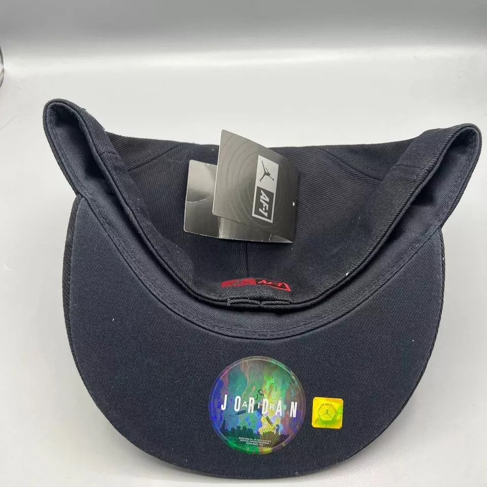 Jordan Brand Air Jordan Hat Men 8 Black AF1 Jumpman Fitted Cap New Size ONE SIZE - 4 Thumbnail