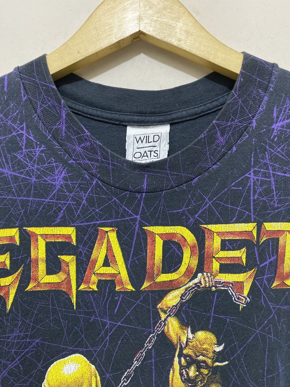 Band Tees × Vintage vintage official XL megadeth tshirt holy wars 1991 Size US XL / EU 56 / 4 - 4 Thumbnail