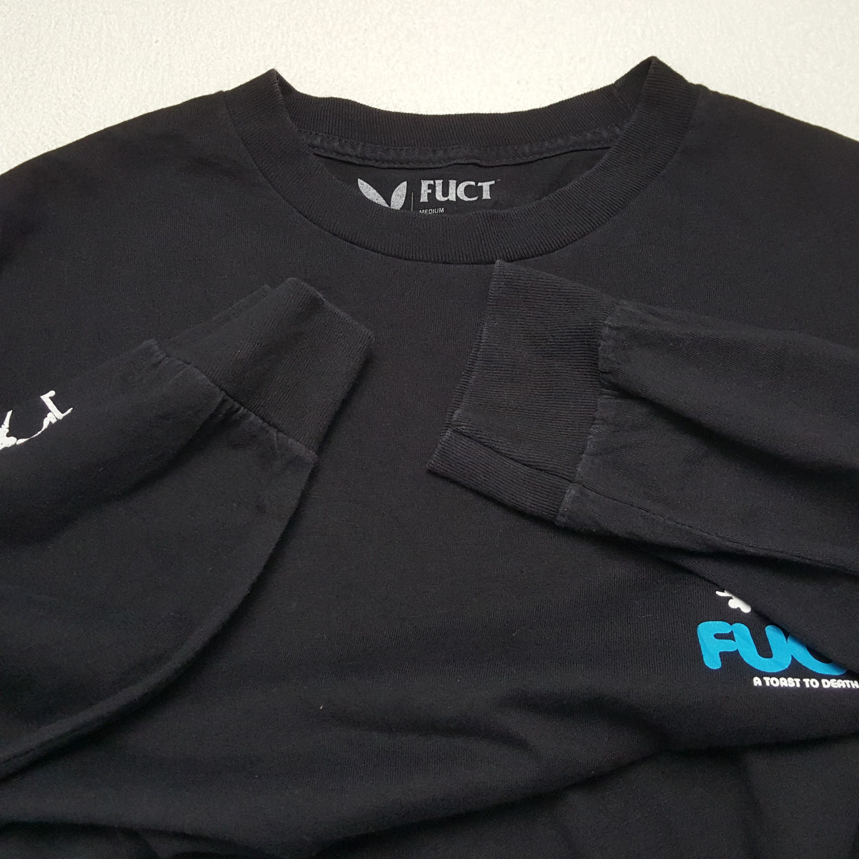 FUCT FUCT Skulls Bones Design Skater Style Long Sleeve Tshirt Size US M / EU 48-50 / 2 - 9 Thumbnail
