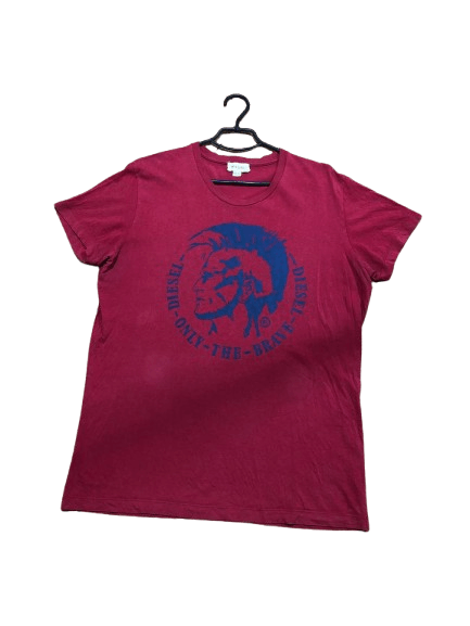 Diesel Vintage Diesel Big Y2K Logo Short Sleeve T-Shirt Size XXL Size US XXL / EU 58 / 5 - 1 Thumbnail