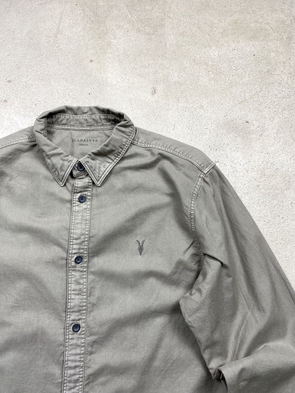 Allsaints Vintage All Saints Washed Shirt Hype Y2K Size US S / EU 44-46 / 1 - 4 Thumbnail