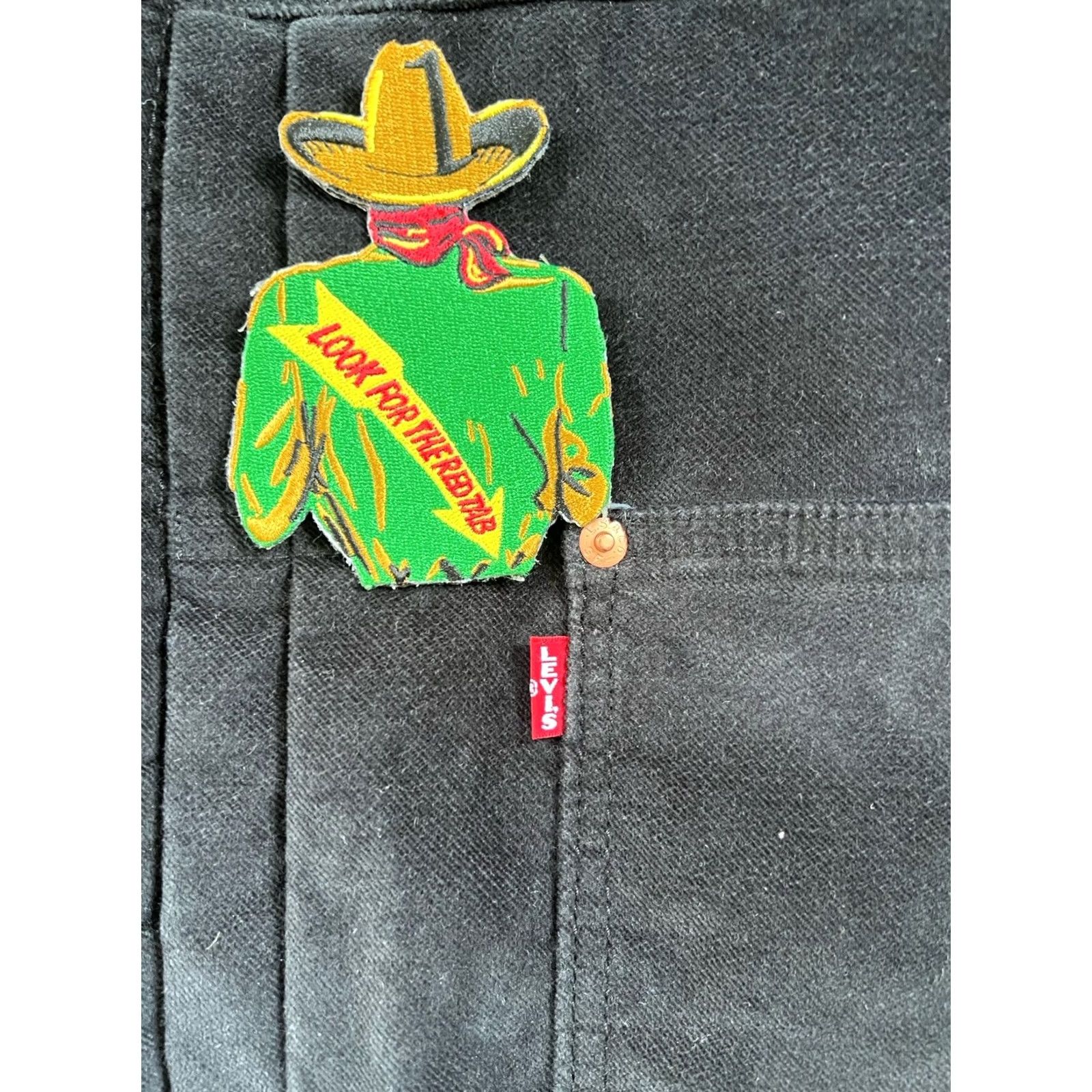 Levi's Levi's Trucker Jacket 2XL Black Mens Vintage N/A 90s Classic Hoodie? Size US XXL / EU 58 / 5 - 3 Thumbnail