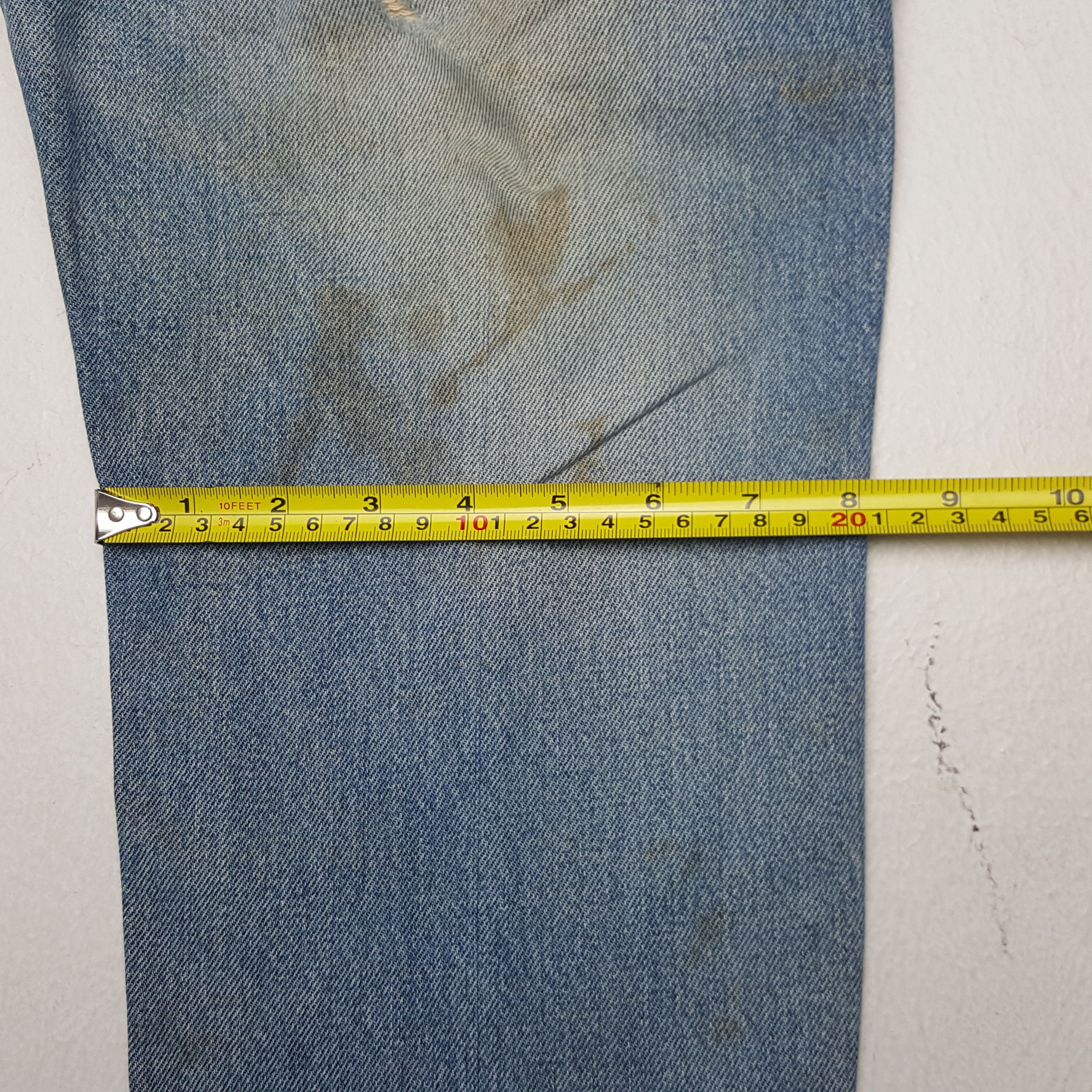 Stussy × Vintage Vintage Stussy USA Custom Art Logo Slimfit Denim Jeans Size 32" / US 10 / IT 46 - 10 Thumbnail