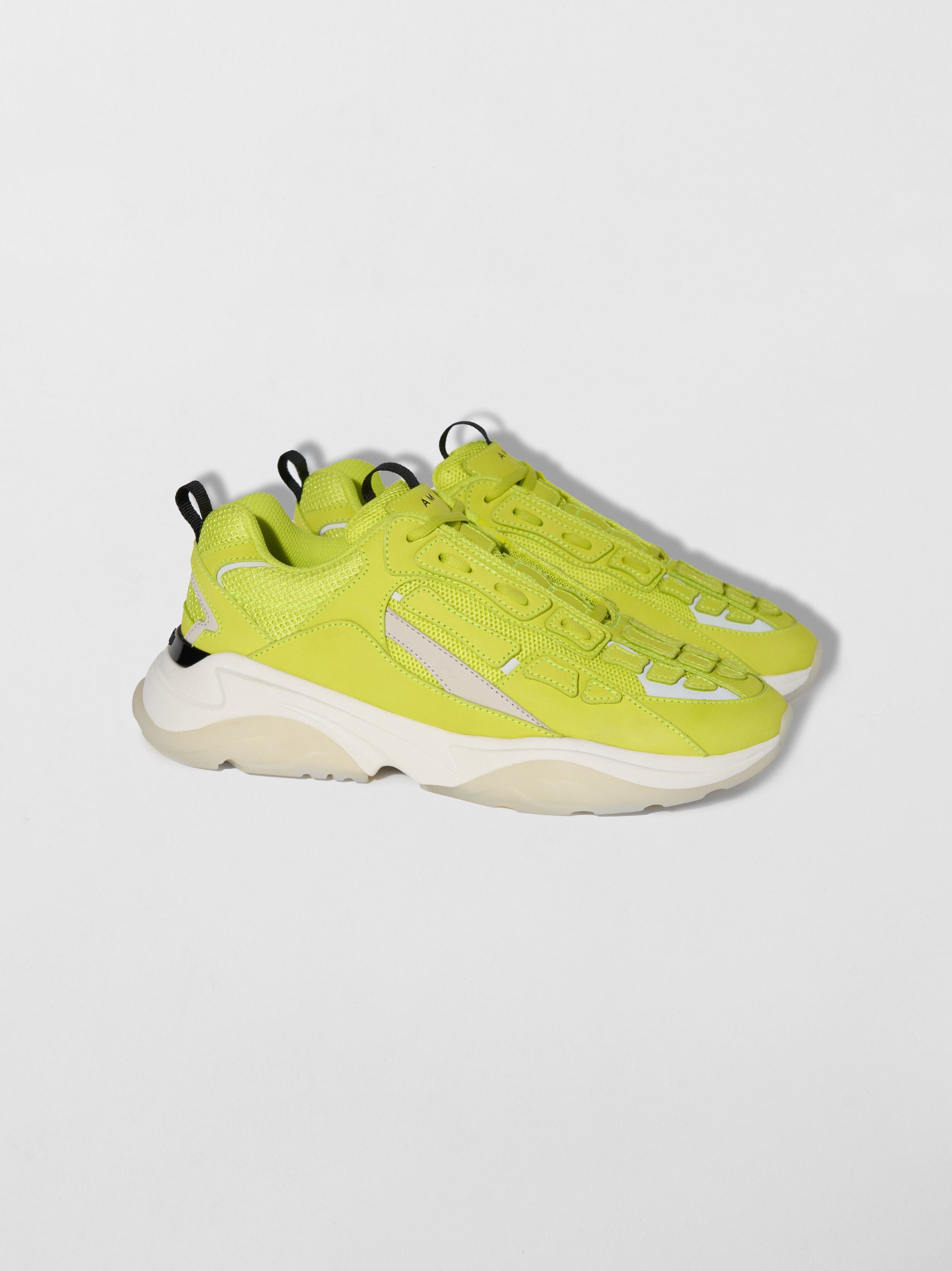 Amiri o1w1db10125 Low-Top Sneakers in Acid Green & White Size US 10 / EU 43 - 2 Thumbnail