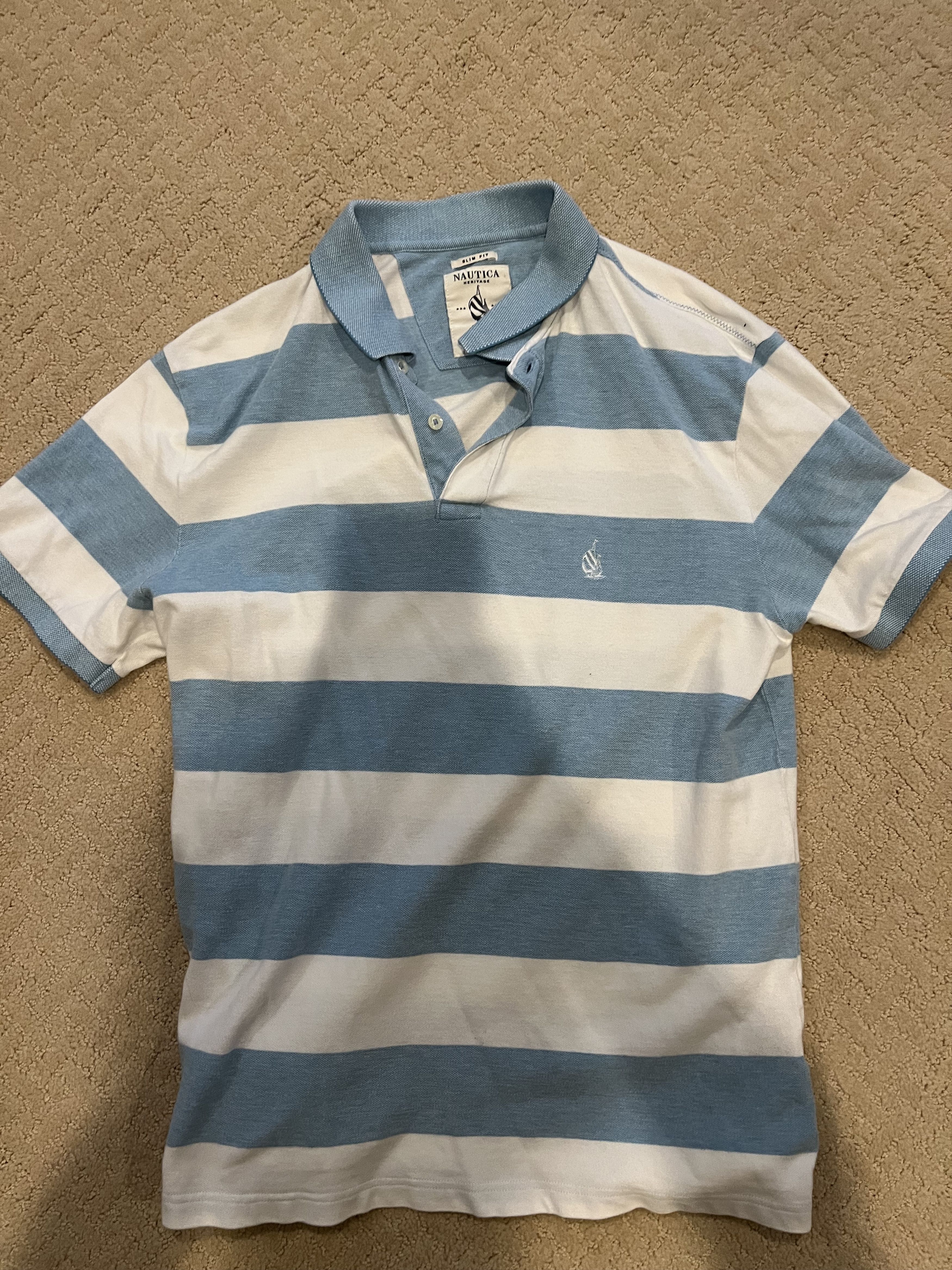 Nautica Vintage Nautica Polo Size US L / EU 52-54 / 3 - 1 Thumbnail