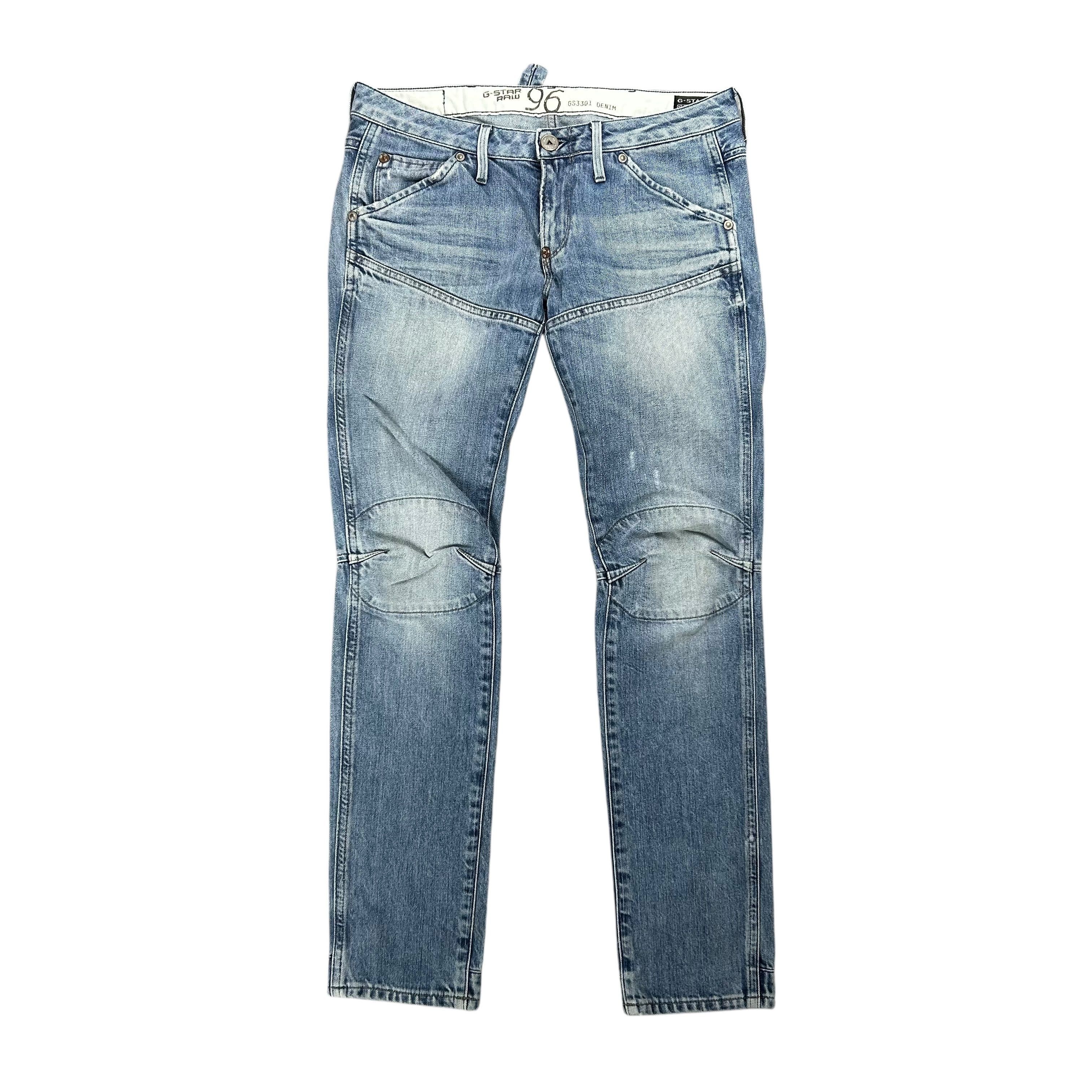 G-Star G-star Raw 96 Denim Light Wash Slim Tapered Men Size W28L30 Size US 28 / EU 44 - 1 Thumbnail