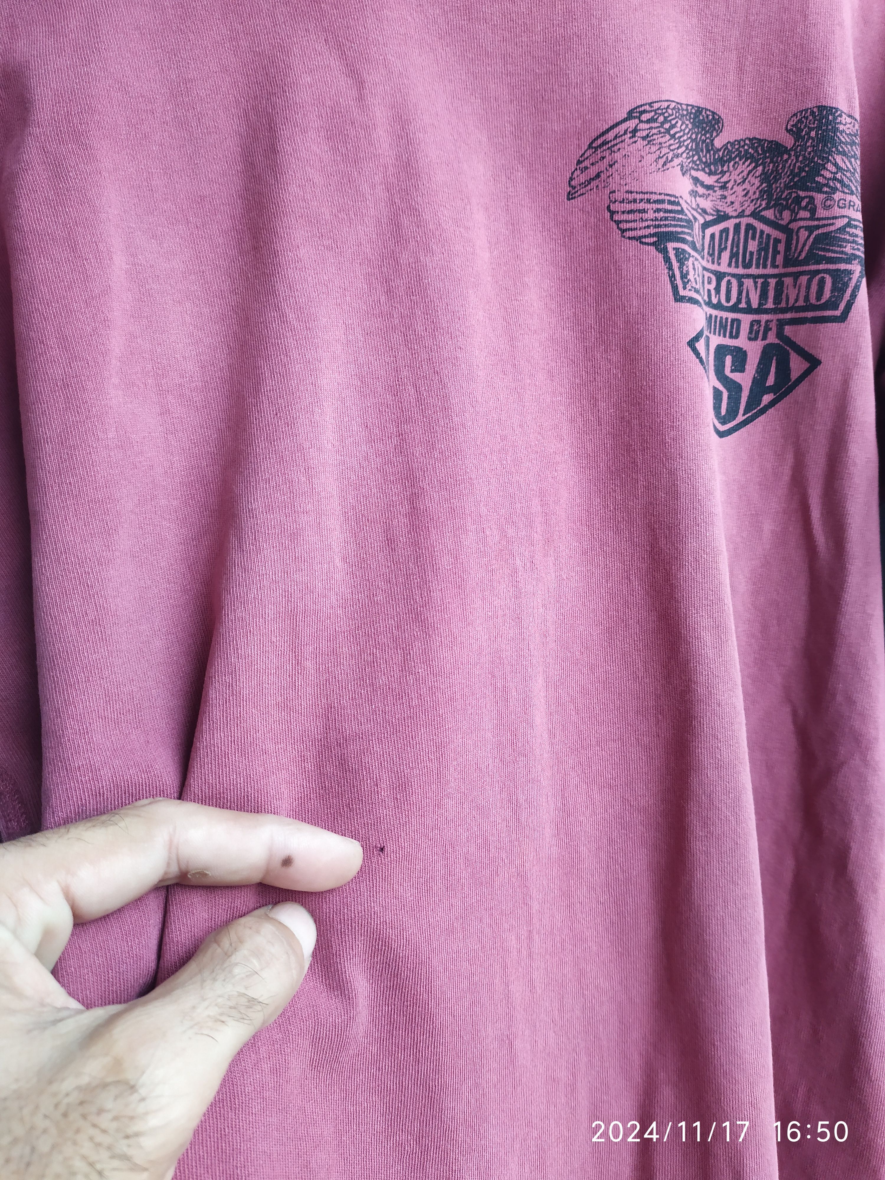 Beauty Beast × If Six Was Nine × Japanese Brand Vintage Geronimo Apache Long Sleeve Shirt Size US S / EU 44-46 / 1 - 6 Thumbnail