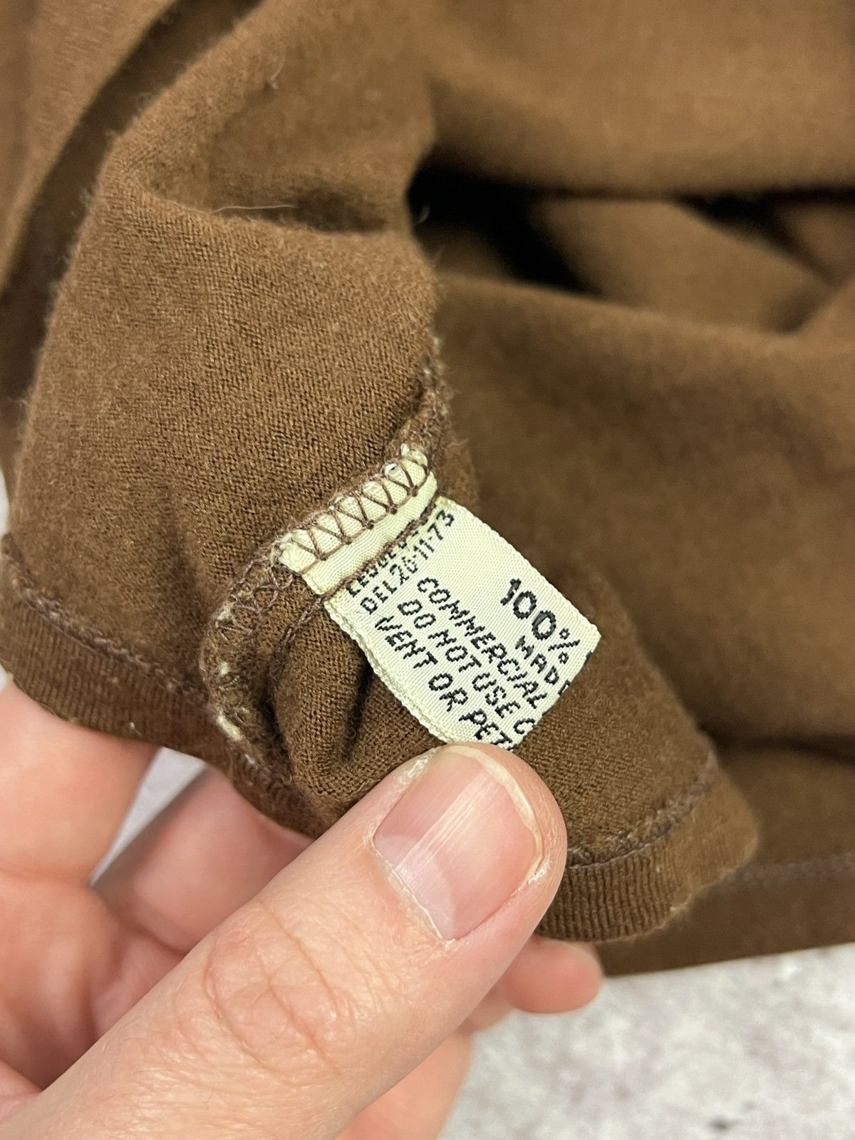 Yves Saint Laurent Vintage YSL Wool Shirt Brown Logo Italy Tricots Designer Size M / US 6-8 / IT 42-44 - 9 Thumbnail