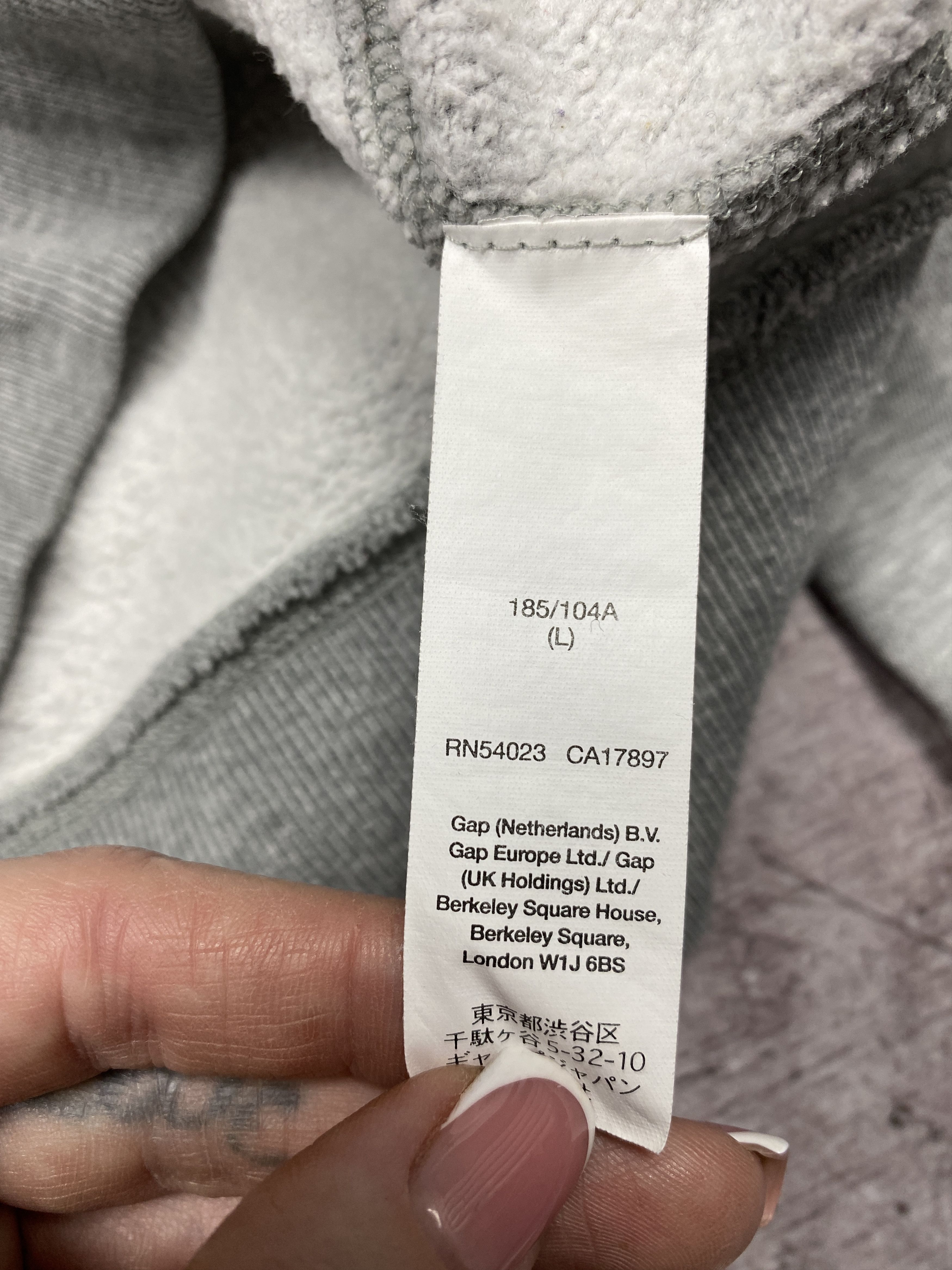 Gap × Vintage Gap Vintage Mens Zip Hoodie Size US L / EU 52-54 / 3 - 5 Thumbnail