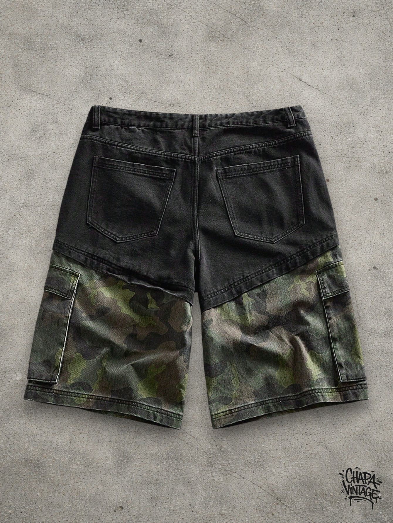 Japanese Brand Cargo gray jeans shorts Size US 32 / EU 48 - 2 Thumbnail