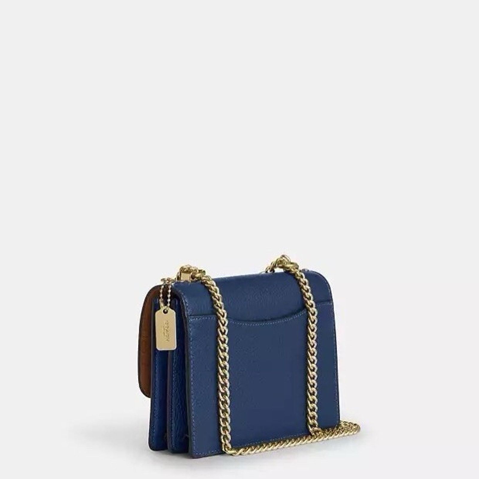 Coach NWT COACH Mini Klare Crossbody Bag CAN19 Deep Blue/Blue Bell Size ONE SIZE - 8 Thumbnail