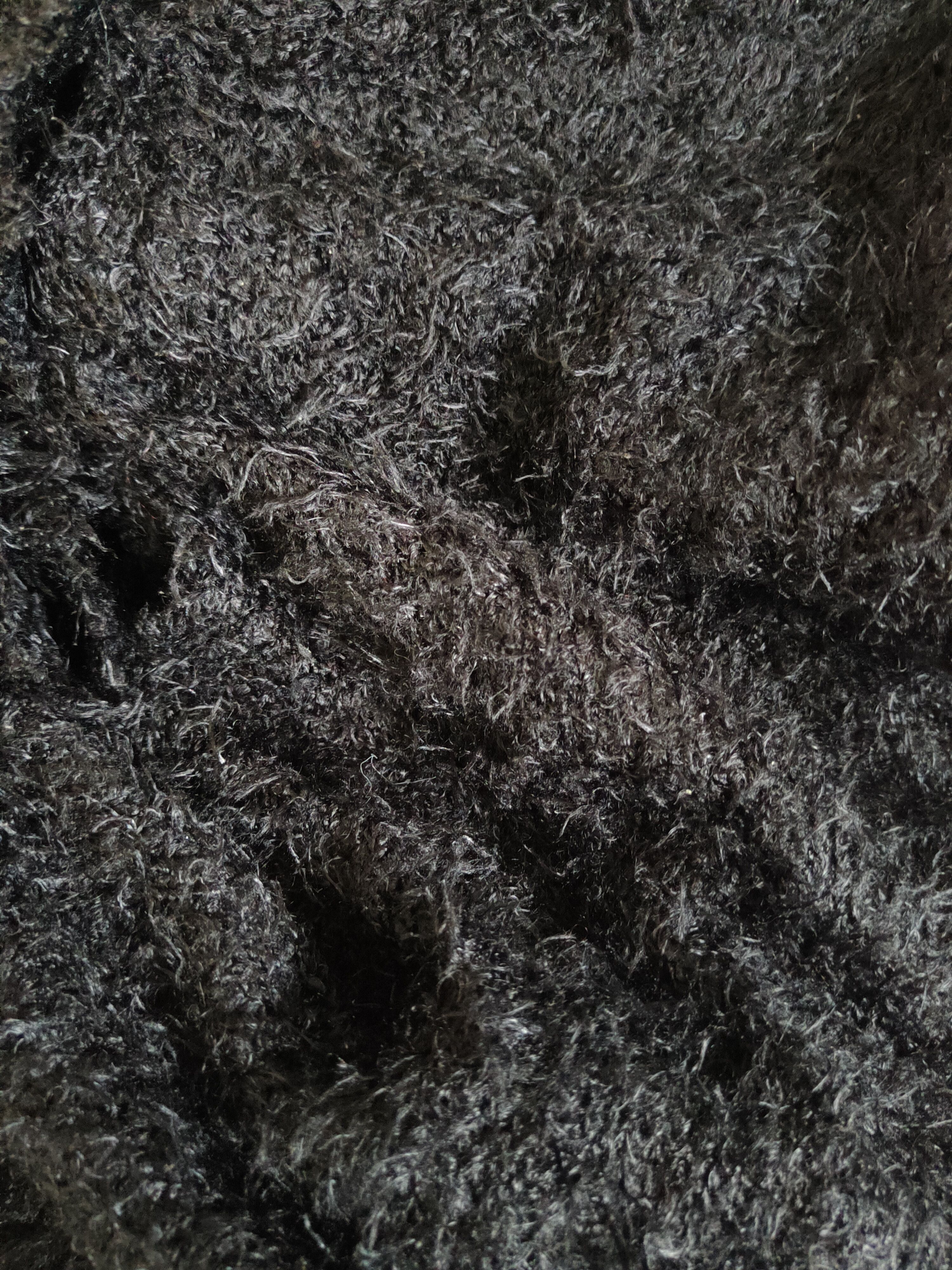 Japanese Brand Healthy Karen Black Fur Mohair Knitwear Cardigan #S2174 Size L / US 10 / IT 46 - 10 Thumbnail