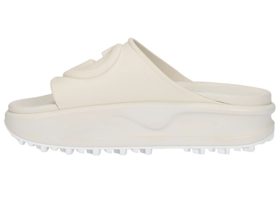 Gucci Gucci Interlocking G Slide Logo Sandal Off White size 41 Size US 11 / IT 41 - 2 Thumbnail