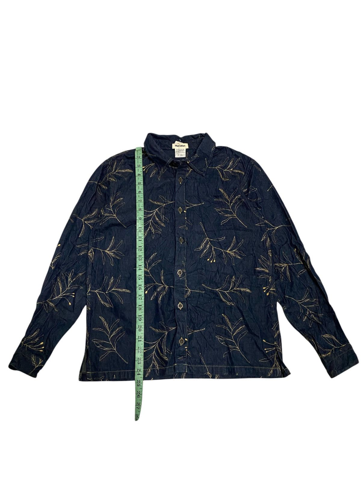 Issey Miyake Offer Plantation Issey Miyake Indigo Denim Shirt Size US M / EU 48-50 / 2 - 6 Thumbnail