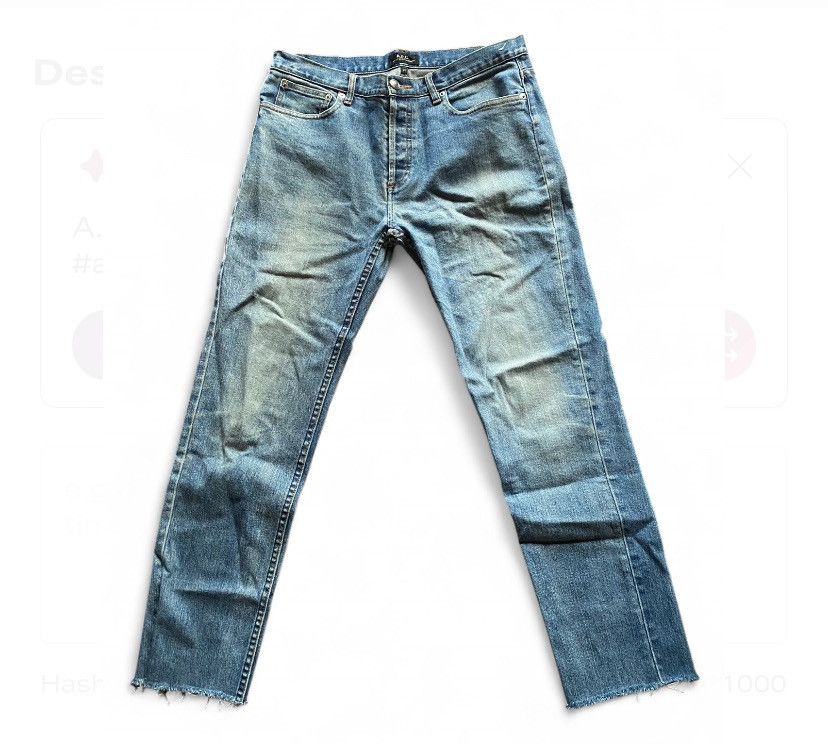 A.P.C. A.P.C Light Wash Denim Size US 31 - 1 Thumbnail