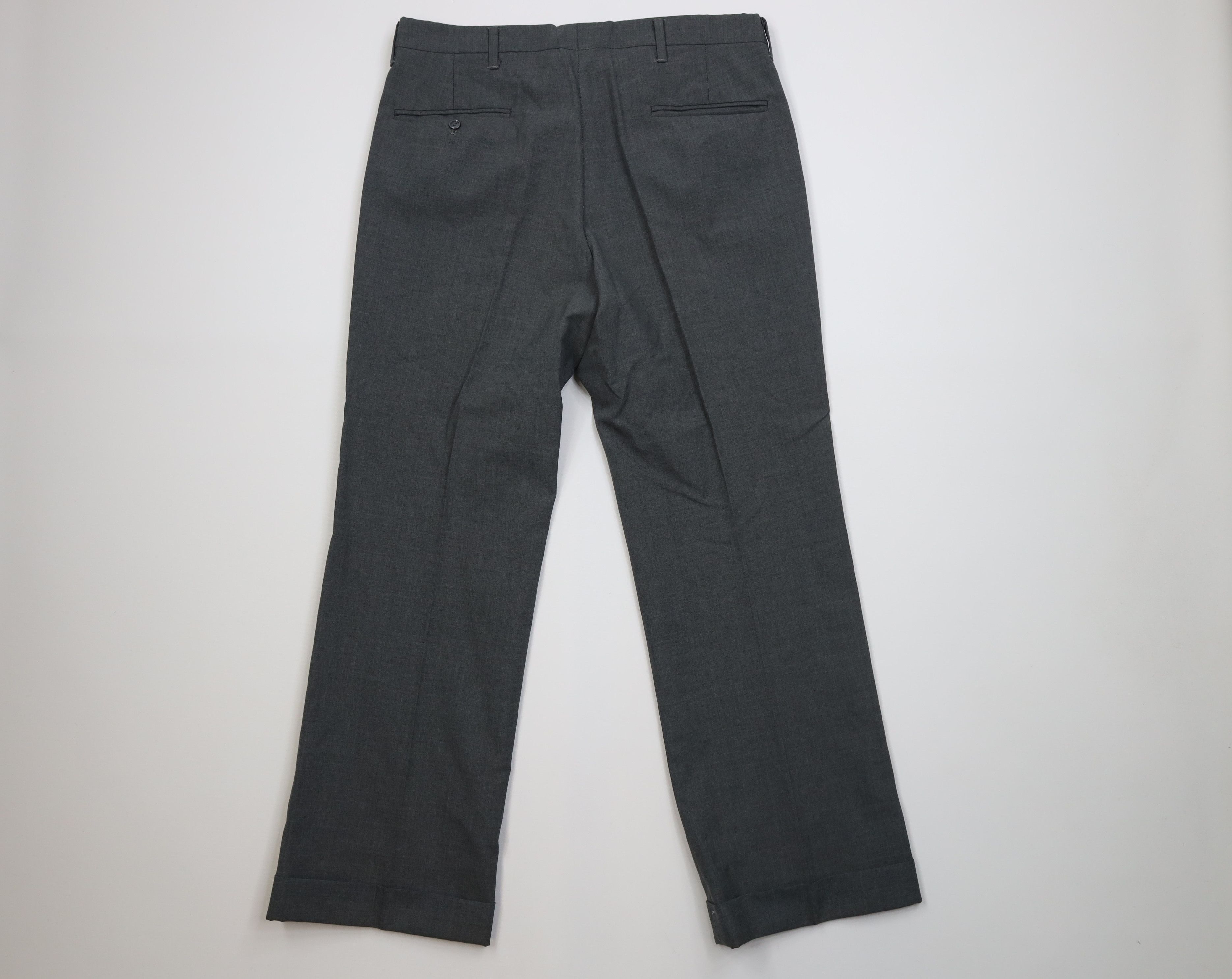 Vintage Vintage 60s 70s Streetwear Wide Leg Chino Pants Gray USA Size US 34 / EU 50 - 9 Thumbnail