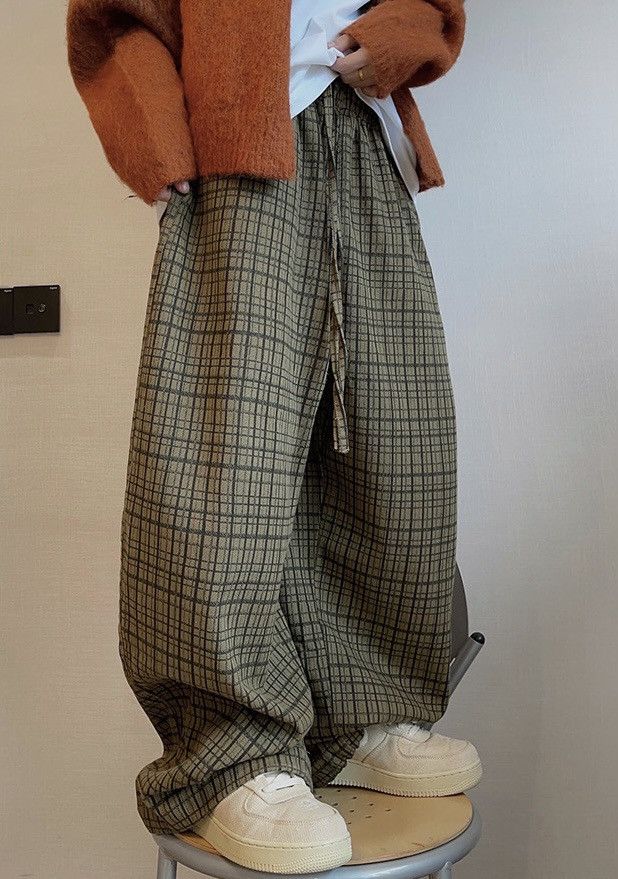 Japanese Brand × Vintage Outdoor retro y2k plaid check pattern baggy pants Size US 28 / EU 44 - 2 Thumbnail