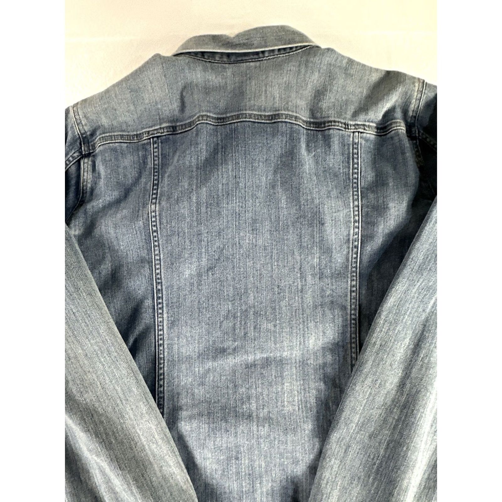 CO Duluth Denim Jacket Womens Medium Blue Button Front Workwear Shirt Size M / US 6-8 / IT 42-44 - 5 Thumbnail