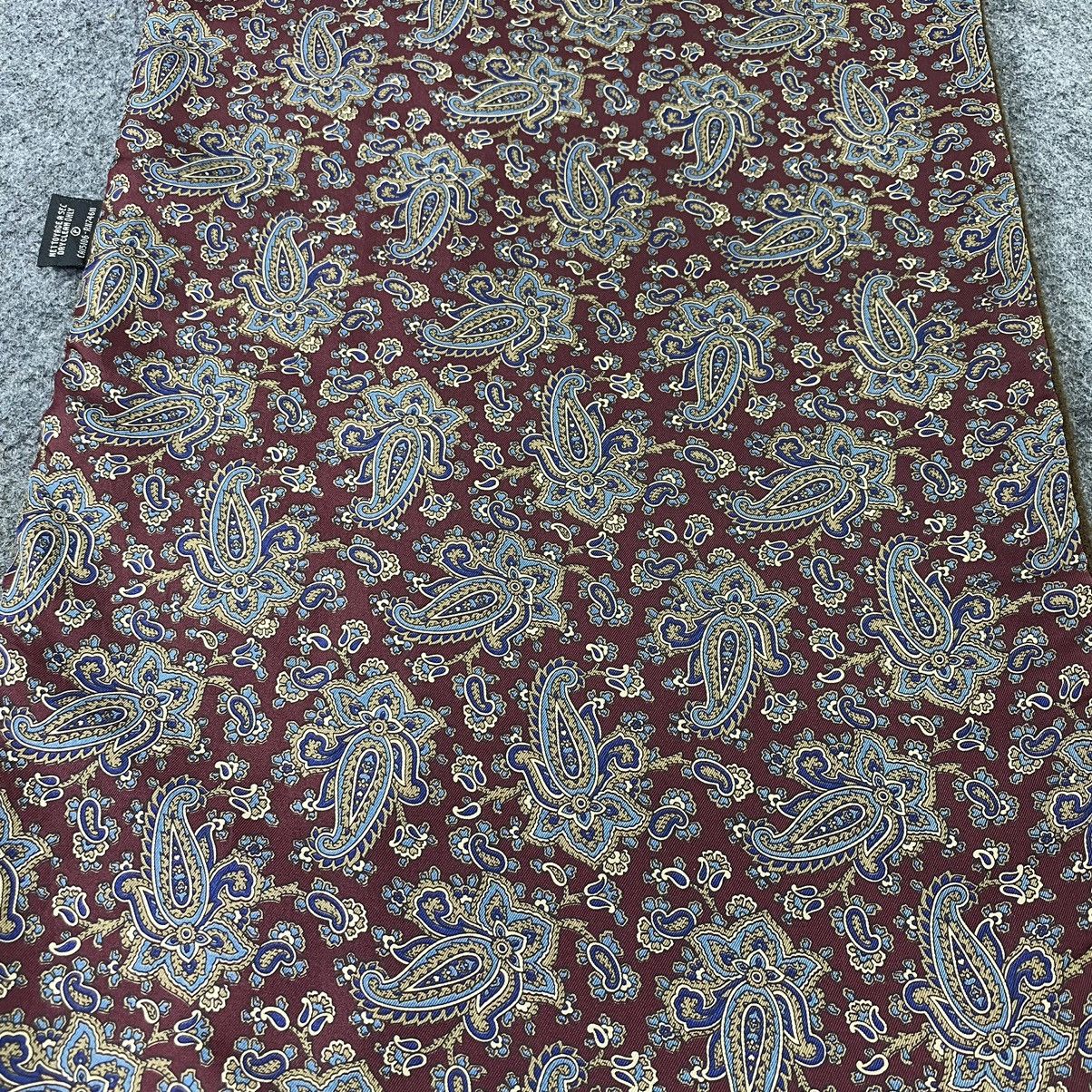 Vintage Chatsworth Paislee Silk&wool Scarf/Muffler/Neckwear-T1391 Size ONE SIZE - 5 Thumbnail