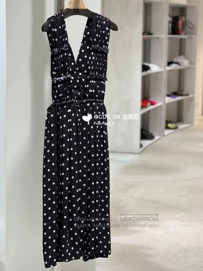 Comme des Garcons Comme des Garcons Ruffled Polka Dot Overalls Dress Size M / US 6-8 / IT 42-44 - 5 Thumbnail