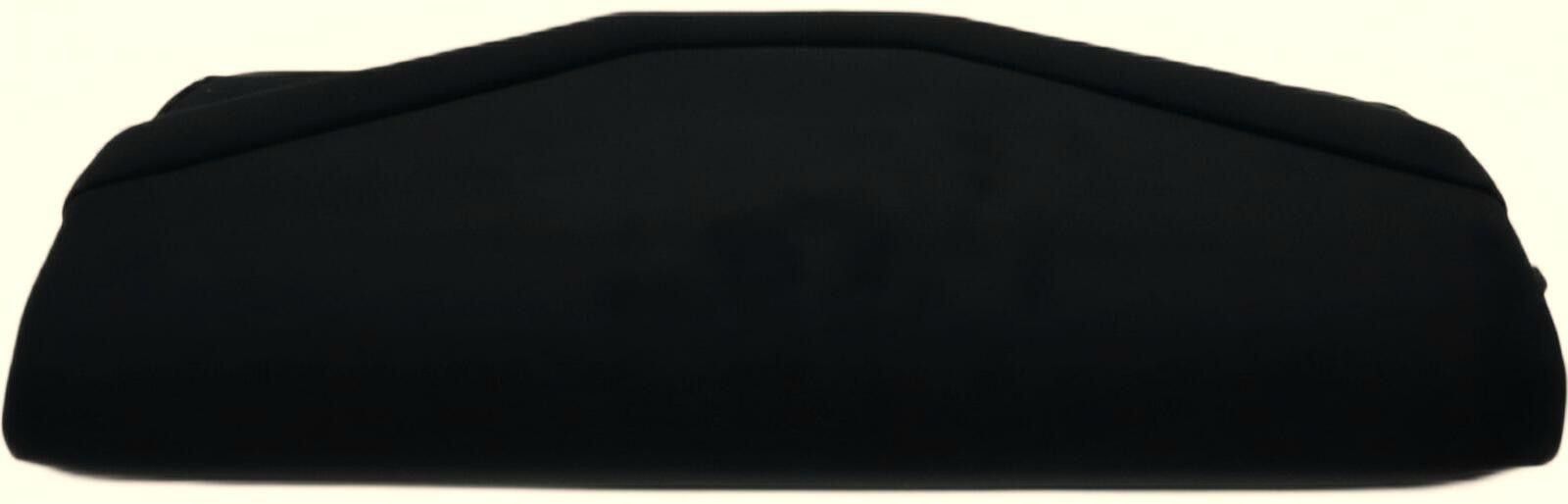 Unknown London Elegant Black Envelope Clutch Bag Size ONE SIZE - 4 Thumbnail