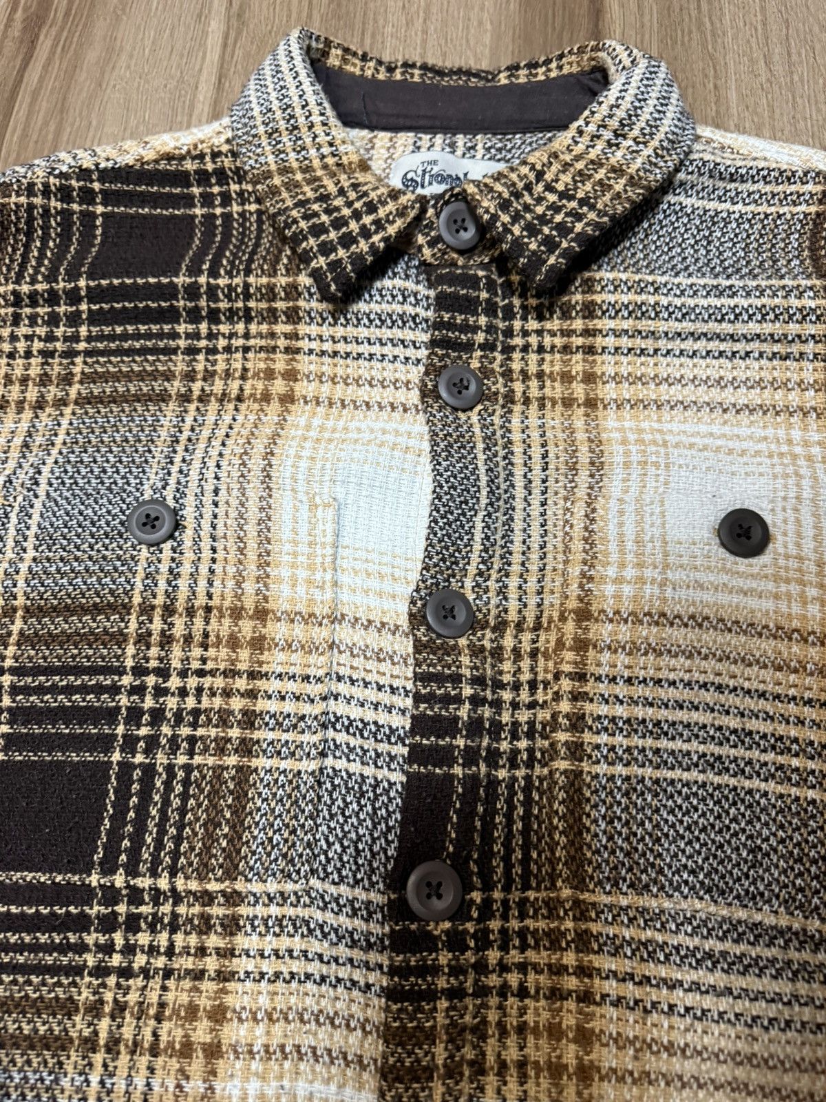 The Stronghold The Stronghold Mens Shirt M Brown White Plaid Jacket Flannel Size US M / EU 48-50 / 2 - 3 Thumbnail