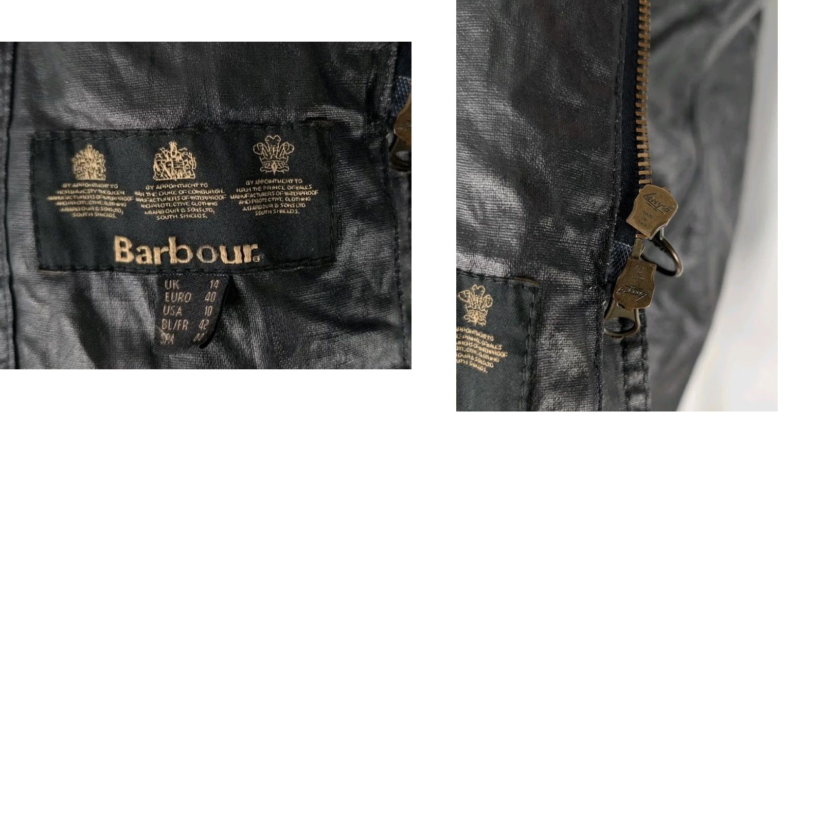 Barbour Barbour Duralinen Tattersall Jacket Womens UK 14 US 10 Black Coated Linen Field Jacket LCA0049NY71 Water Resistant Lightweight Mens? No Size L / US 10 / IT 46 - 8 Thumbnail