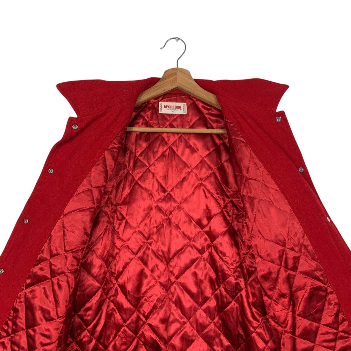 McGregor M’GREGOR Authentic Casualwear Big Logo Wool Jacket #2059-C89 Size US M / EU 48-50 / 2 - 12 Thumbnail